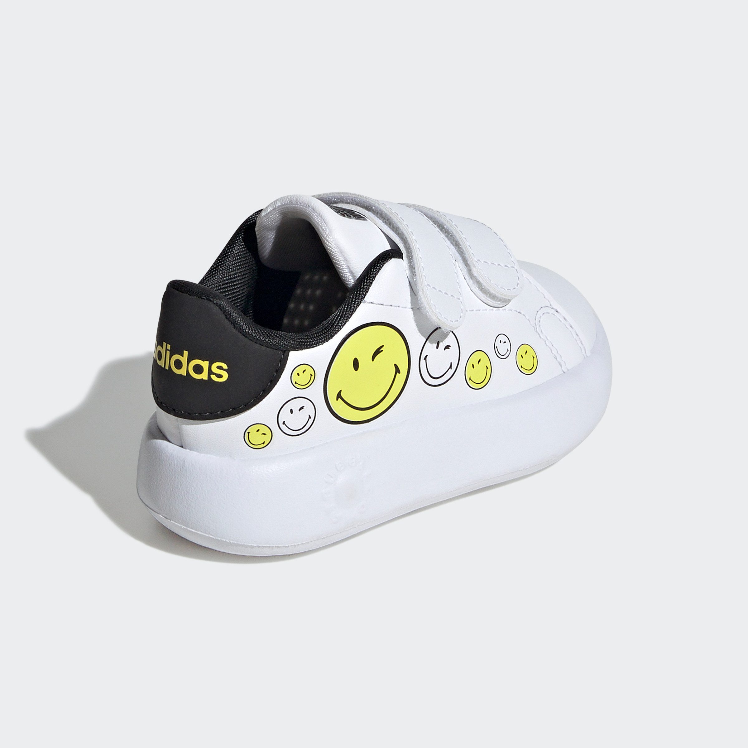adidas Sportswear Klittenbandschoenen ADIDAS SMILEY ADVANTAGE KIDS Ontwerp geïnspireerd door de adidas Stan Smith, voor kinderen