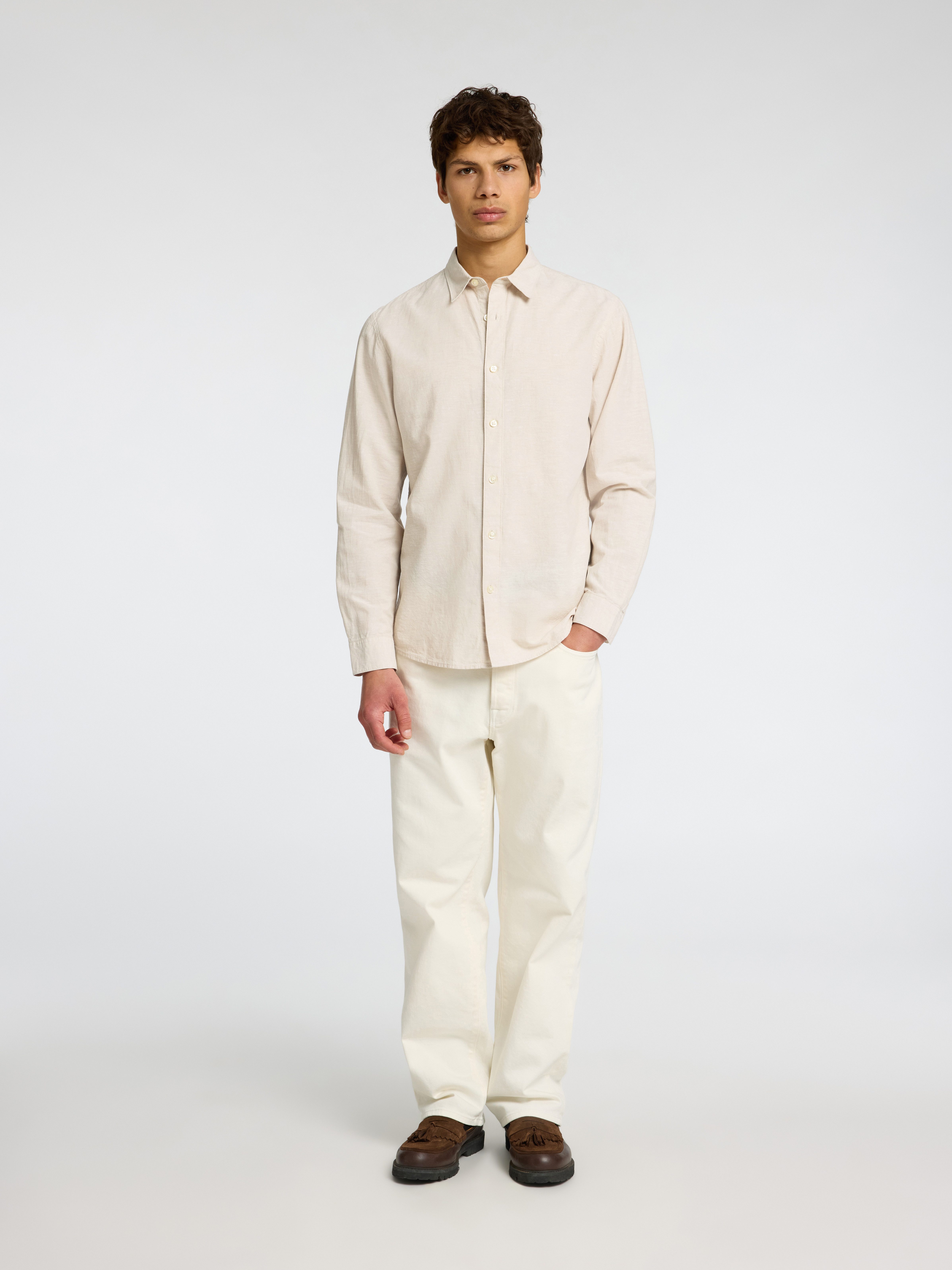 SELECTED HOMME Linnen overhemd NEW-LINEN SHIRT