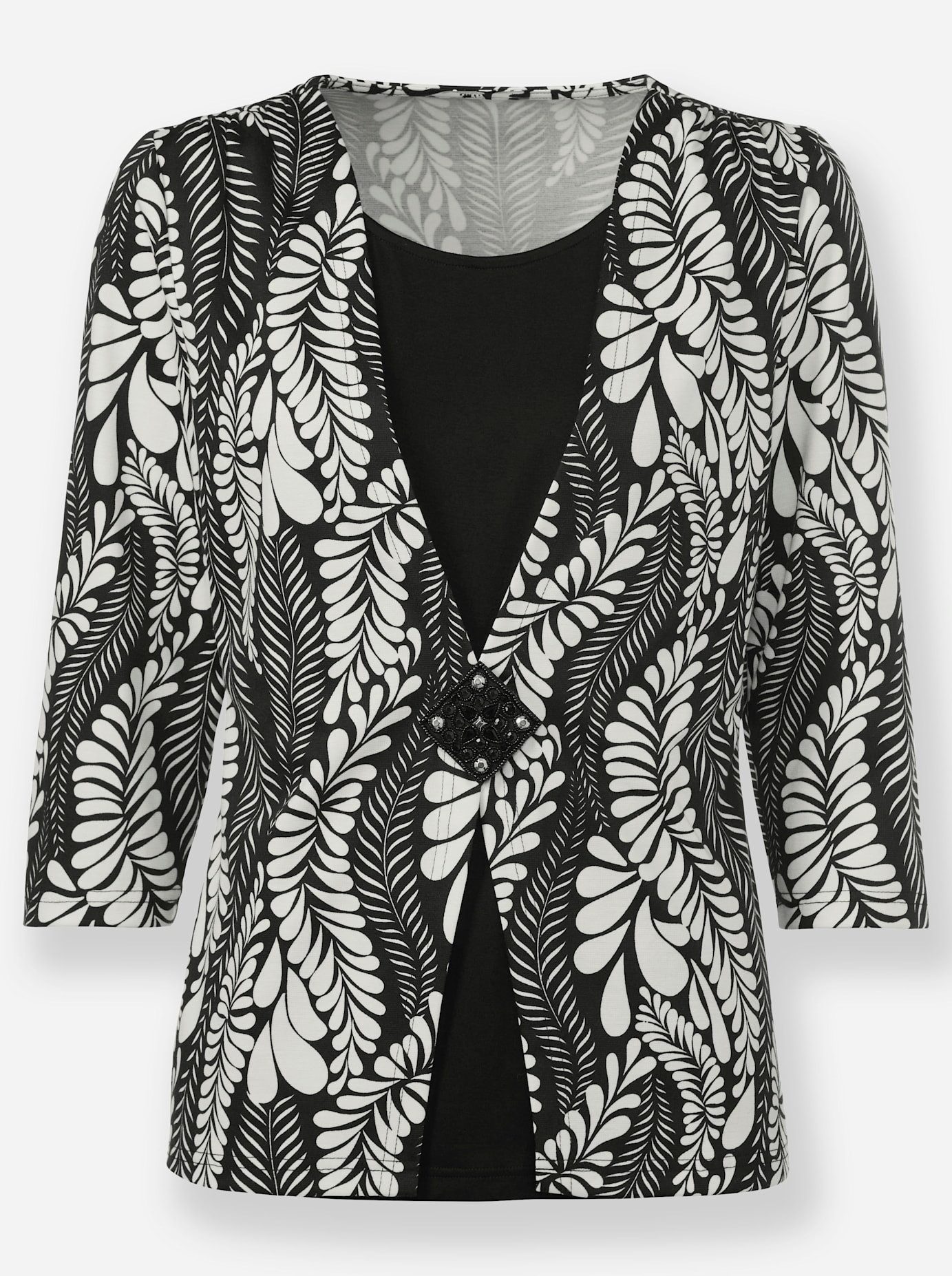 Lady 2-in-1-shirt Shirt 2-in-1 (1-delig)