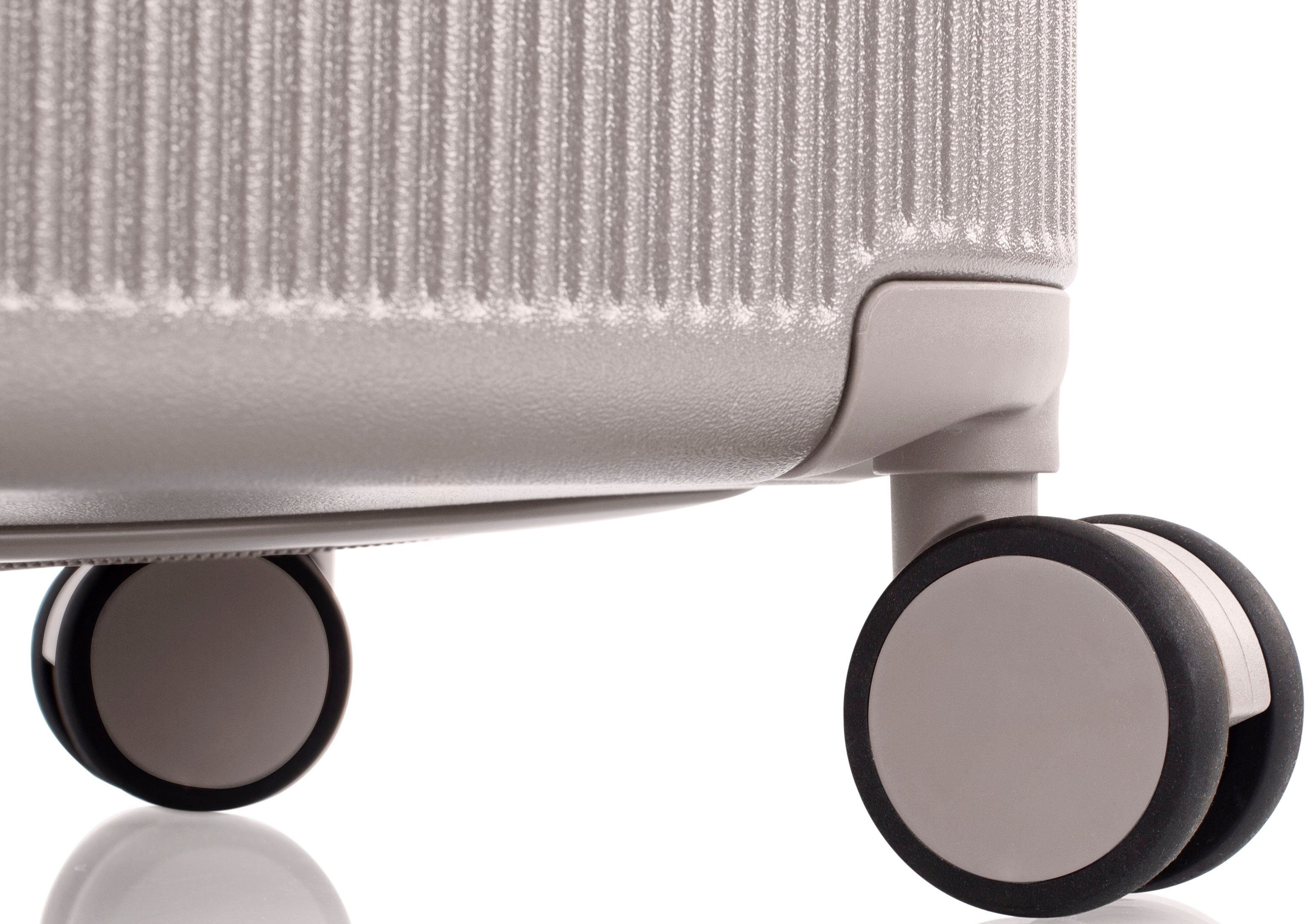 Heys Hardshell-trolley Earthtone verschillende maten en kleuren x Joachim Llambi reisbagage TSA-slot volumevergroting