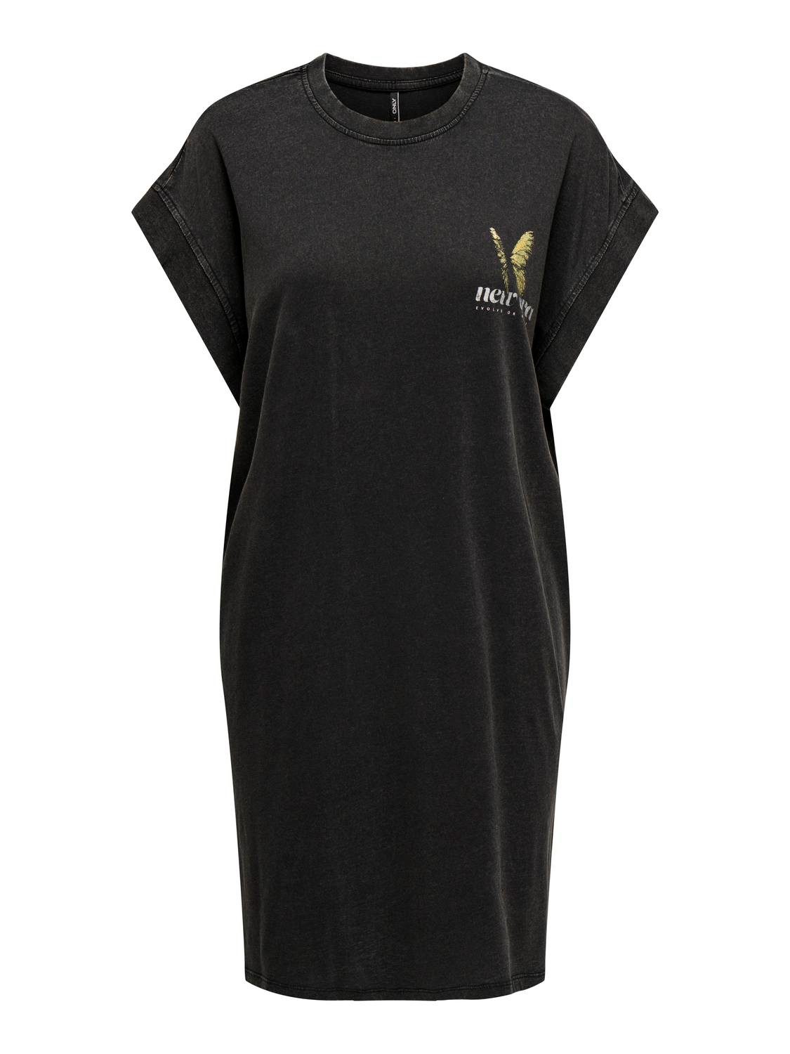 Only Shirtjurk ONLLUCY LIFE S/L BUTTERFLY DRESS BOX JRS