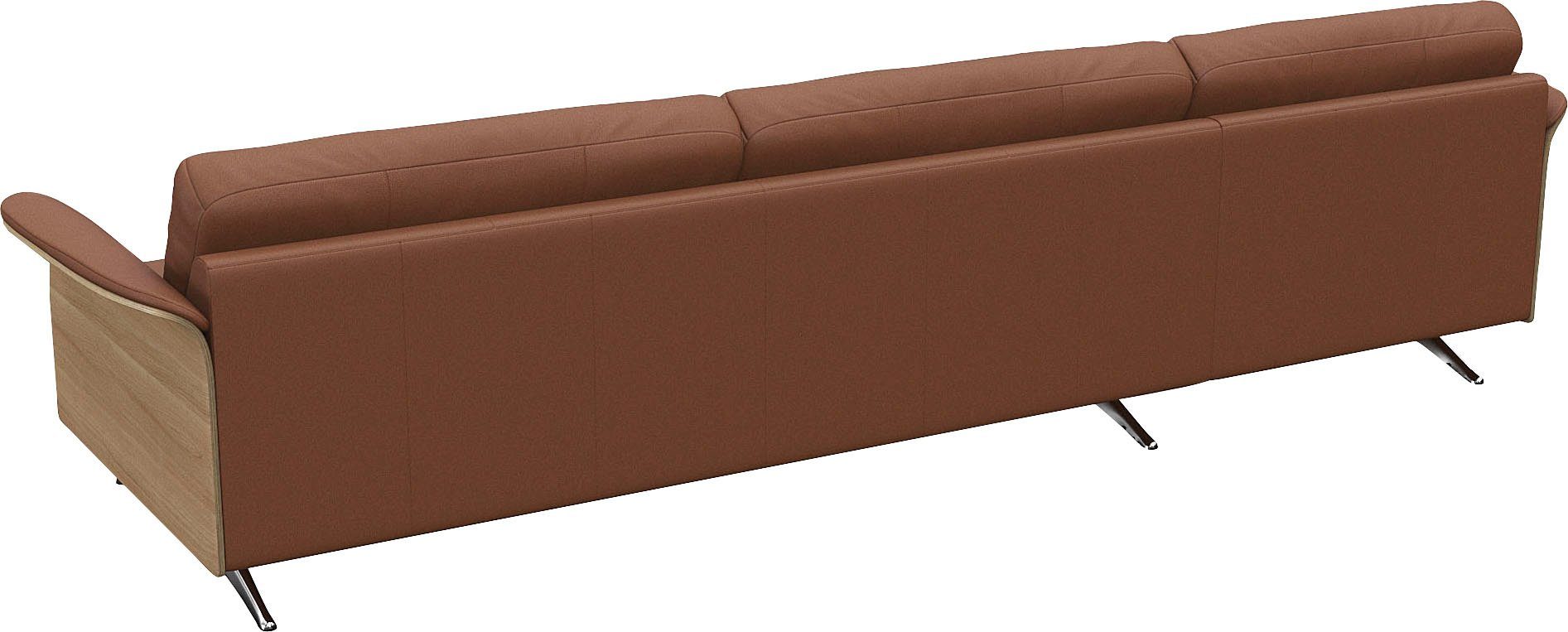 FLEXLUX Hoekbank Glow, super comfortabel door hoogwaardige zitconstructie met binnenvering, L-vorm