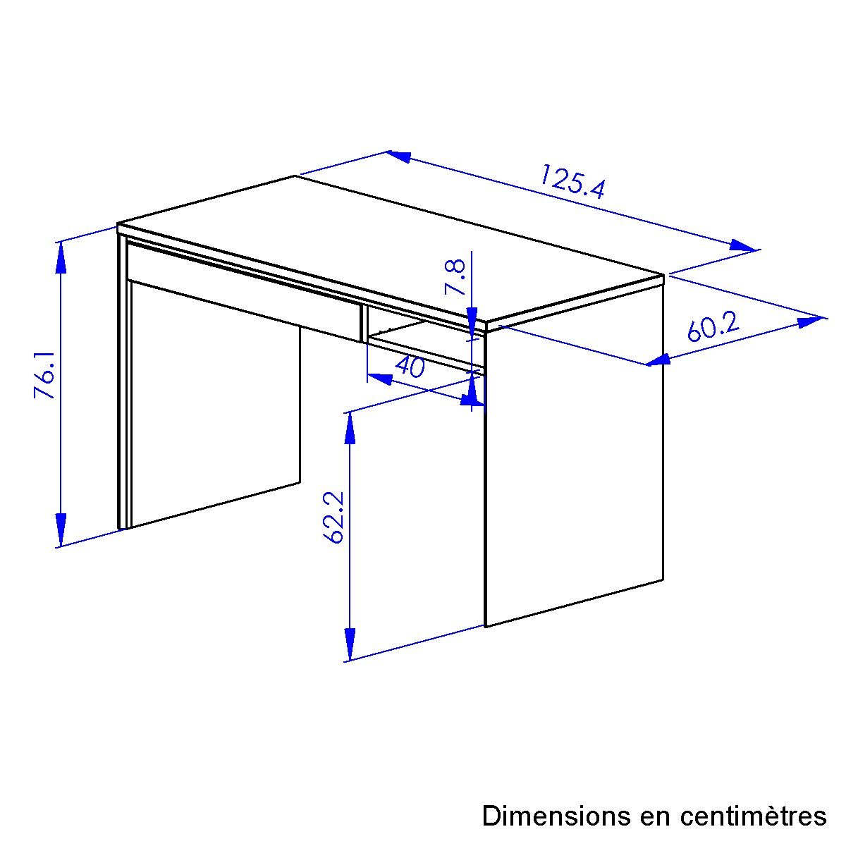 Gami Bureau ARCADE 1 lade 1 nis