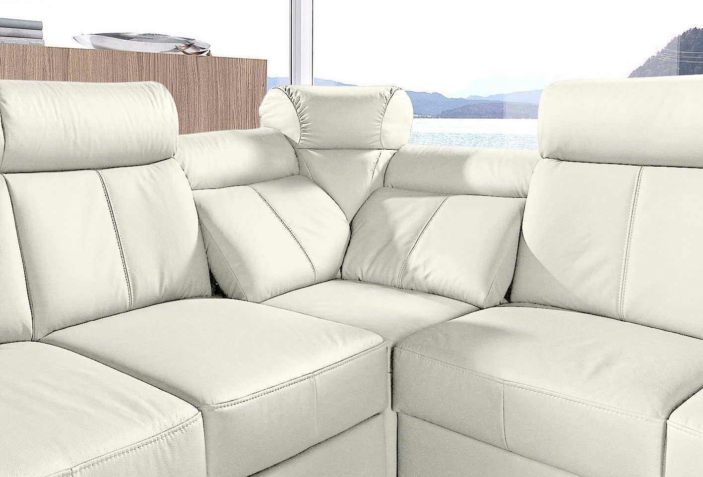 sit&more Hoekbank Basel L-vorm optioneel met relaxfunctie