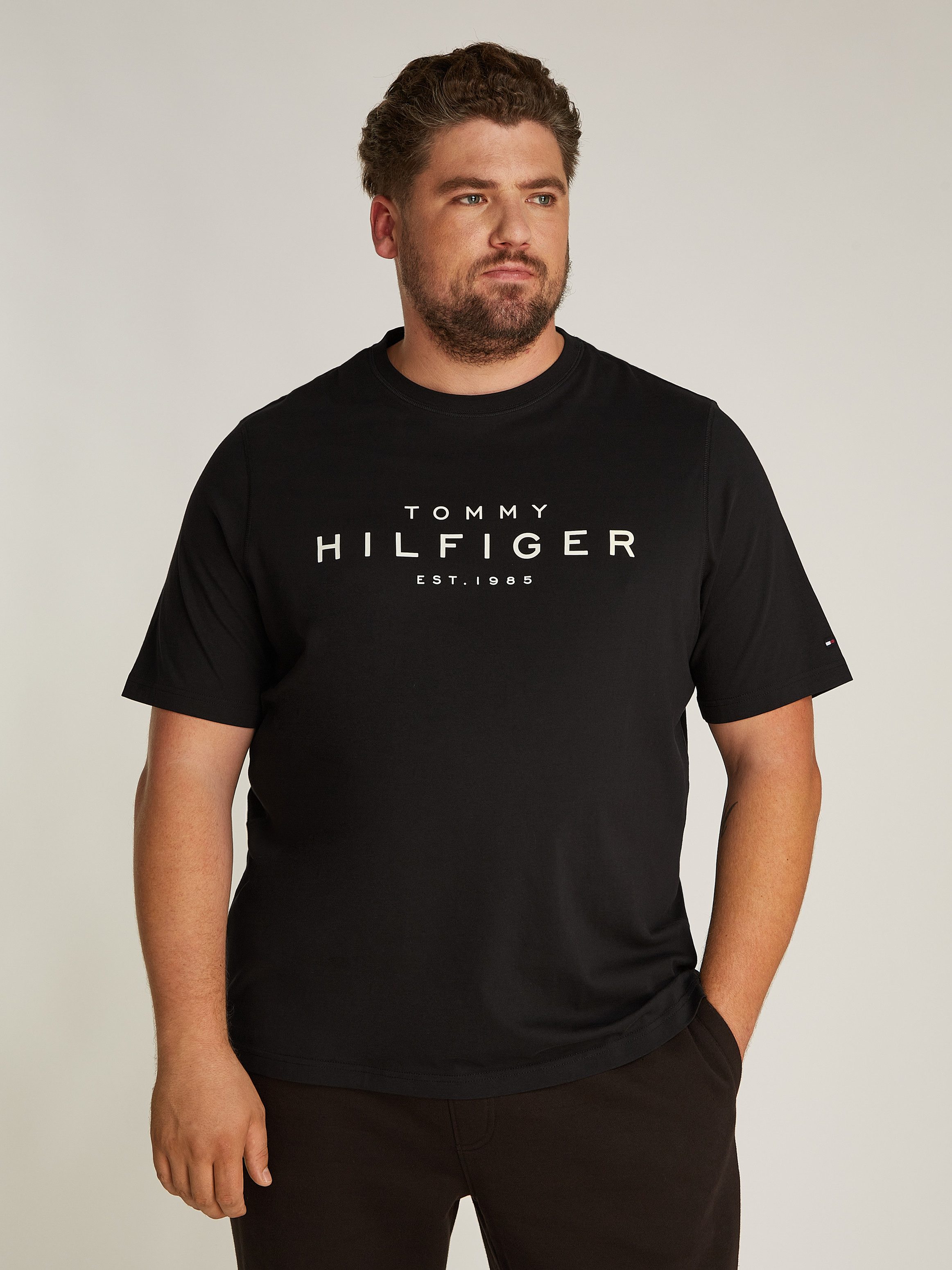 Tommy Hilfiger Shirt met ronde hals BT-BIG RWB HILFIGER TEE-B