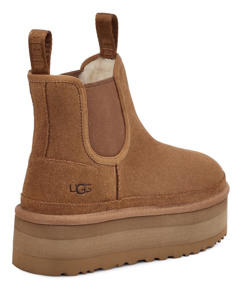 UGG Chelsea-boots NEUMEL PLATFORM CHELSEA plateau laarzen, winterlaarzen met praktische aantrek lussen