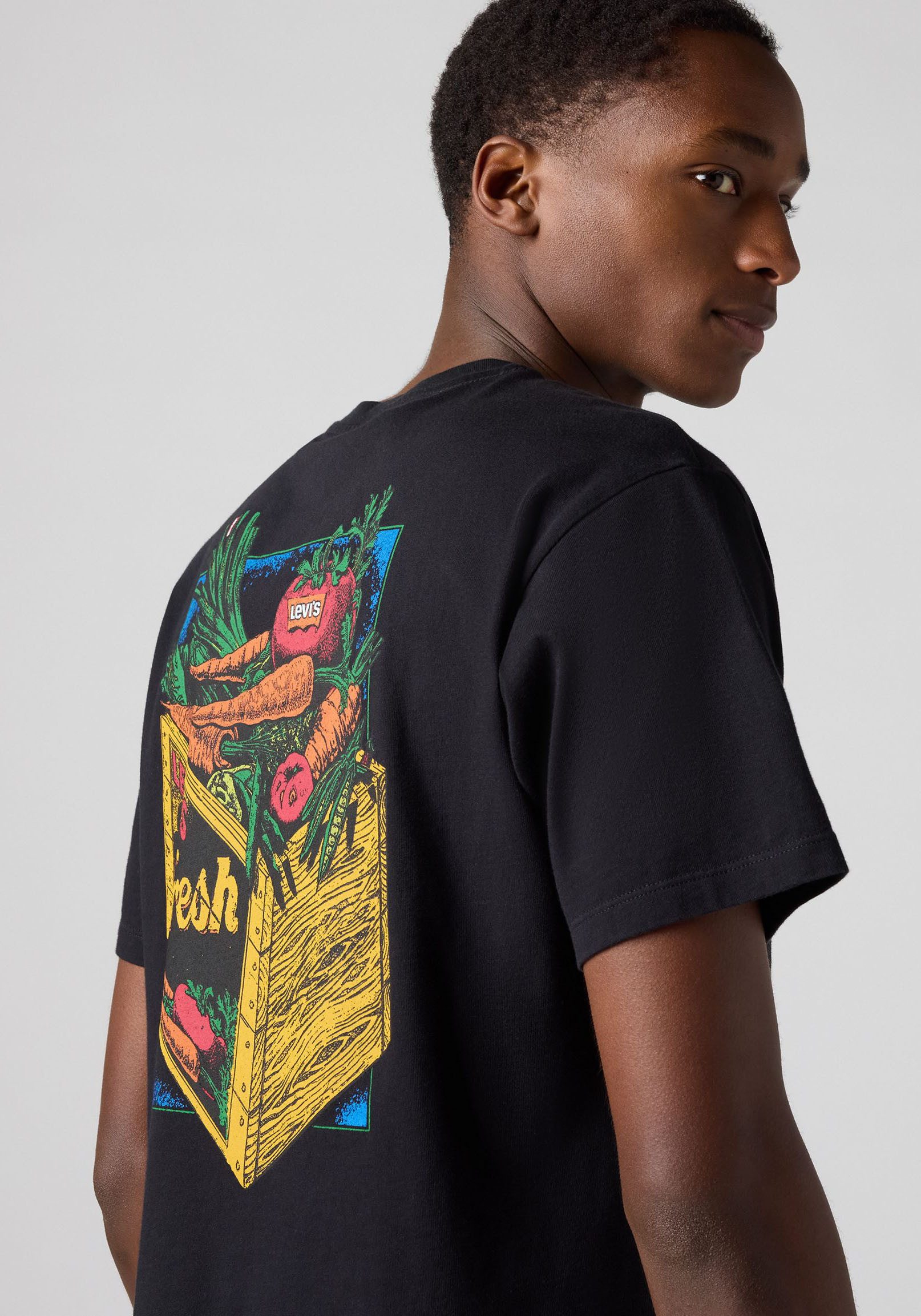 Levi's® T-shirt SEVINTAGE met logo-patch op de borst