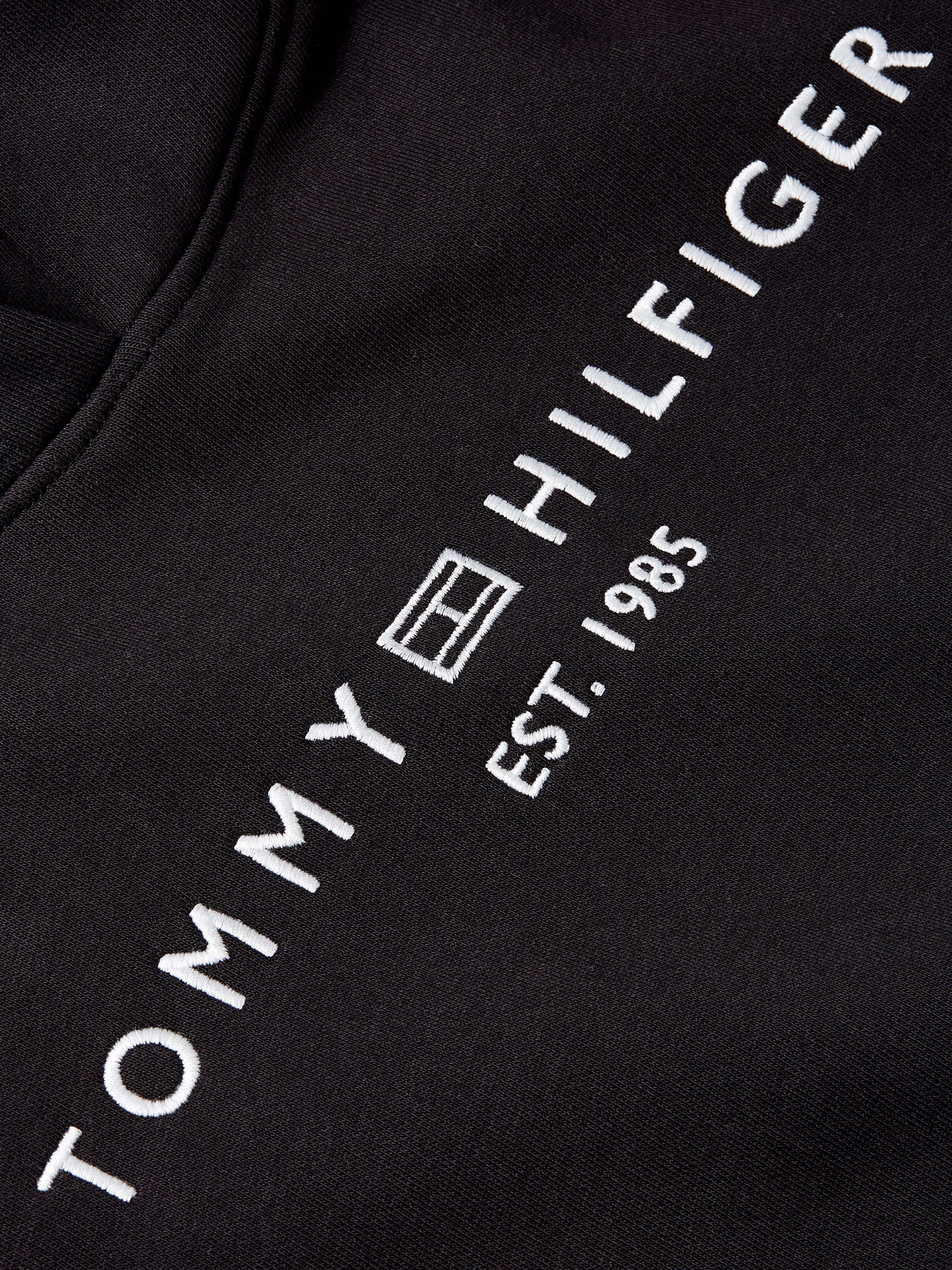 Tommy Hilfiger Hoodie MDRN REG CORP LOGO HOODIE met geborduurd logo-opschrift