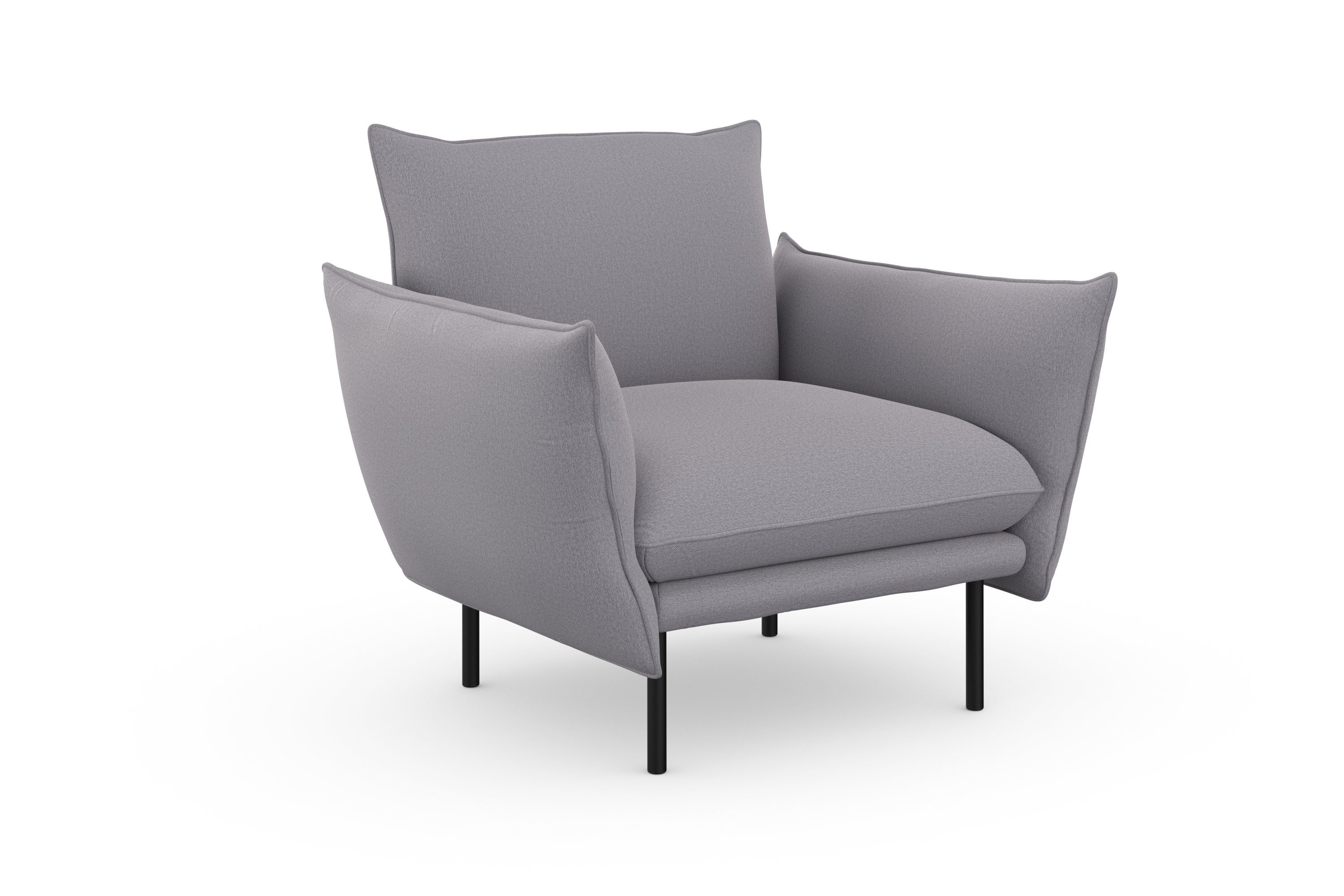 andas Fauteuil Stine cocktailstoel Bijzonder design door kussen-look en opstaande naad, by Morten Georgsen