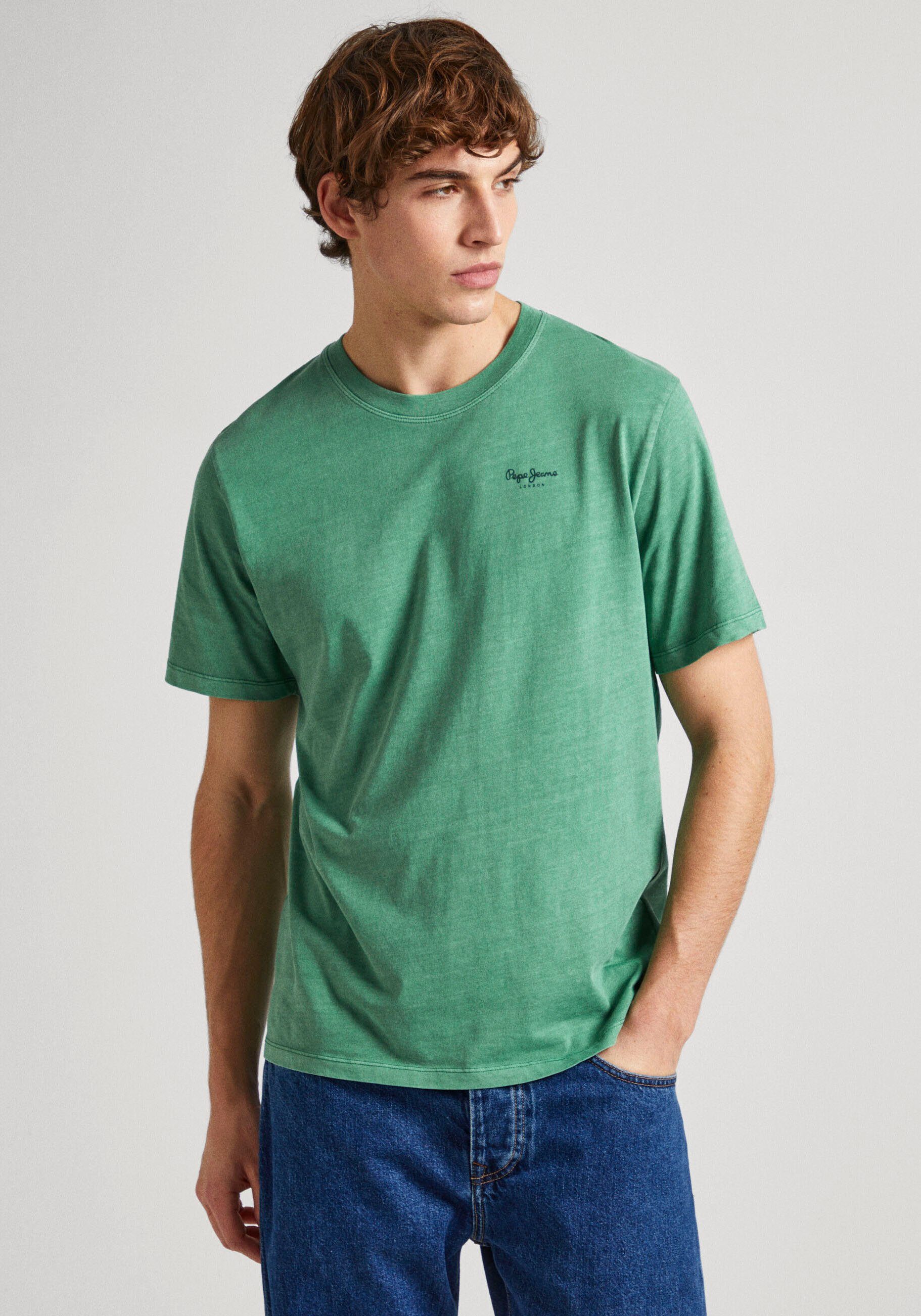Pepe Jeans Heren Jacko T-shirt Green Heren
