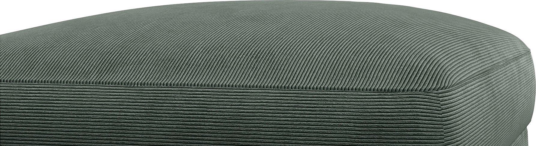 FLEXLUX Poef Belle gestoffeerde hocker, zithocker Scandinavisch design, in een sublieme verwerking