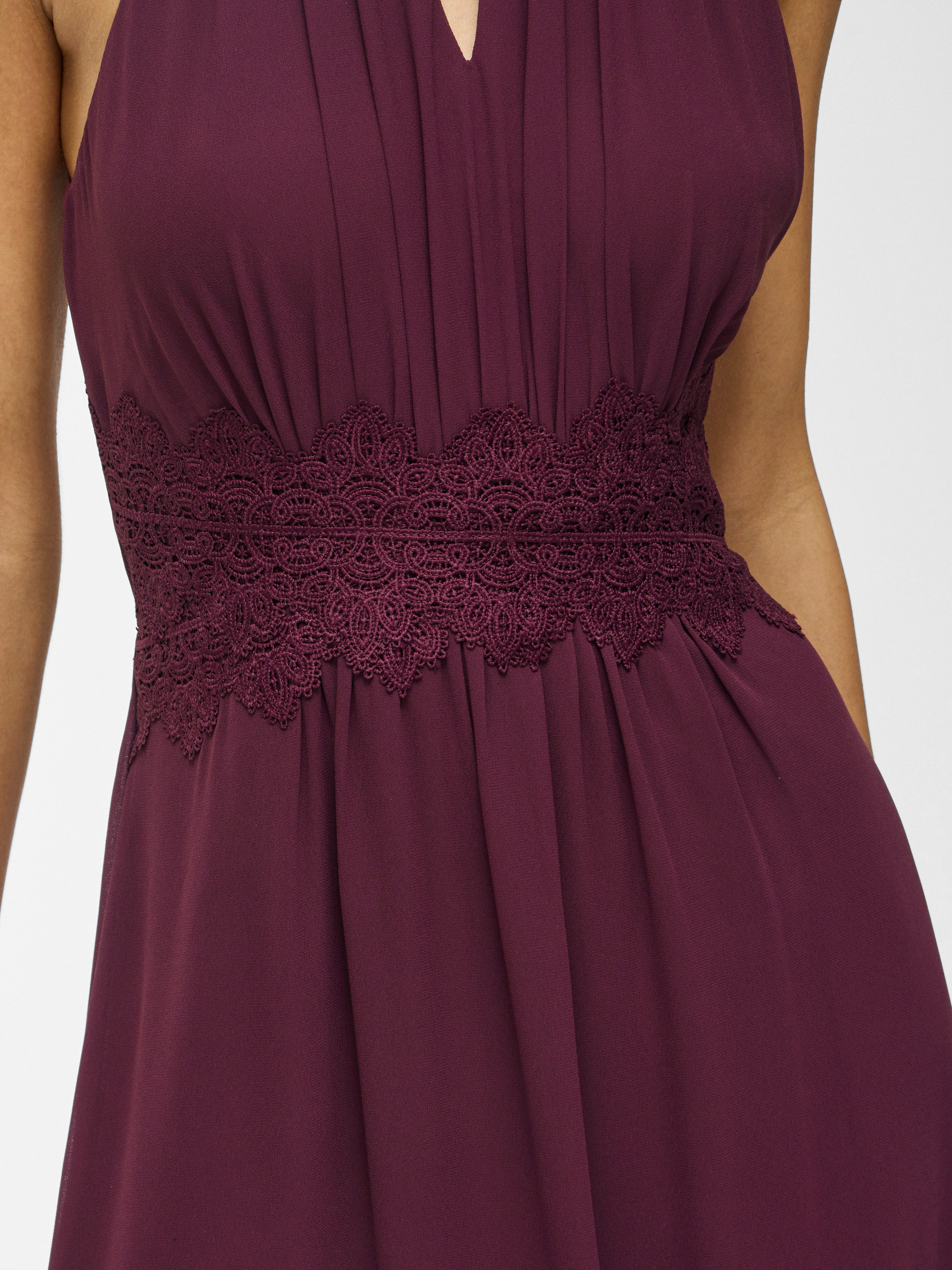 Vila Maxi-jurk VIMILINA HALTERNECK MAXI DRESS - NOOS