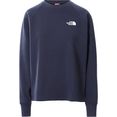 the north face hoodie drew blauw