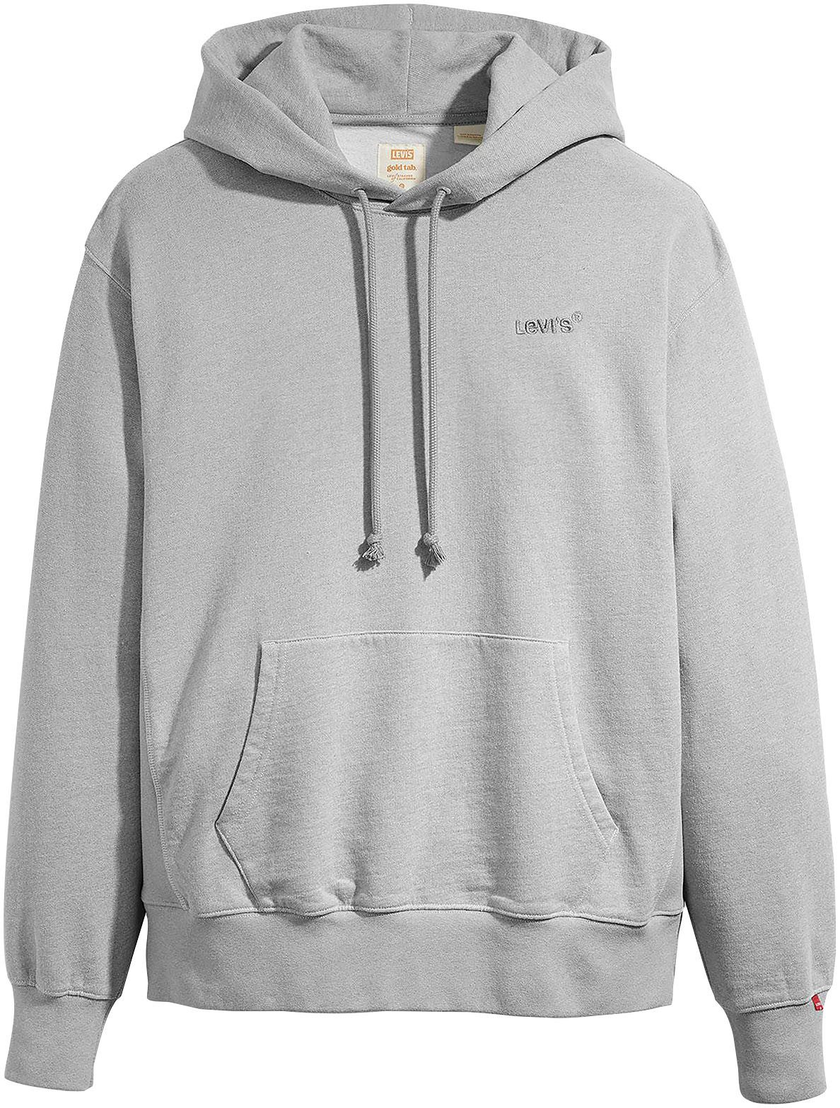 Levi's Hoodie THE AUTHENTIC HOODIE met kleine ton-sur-ton logo-borduursel op de borst