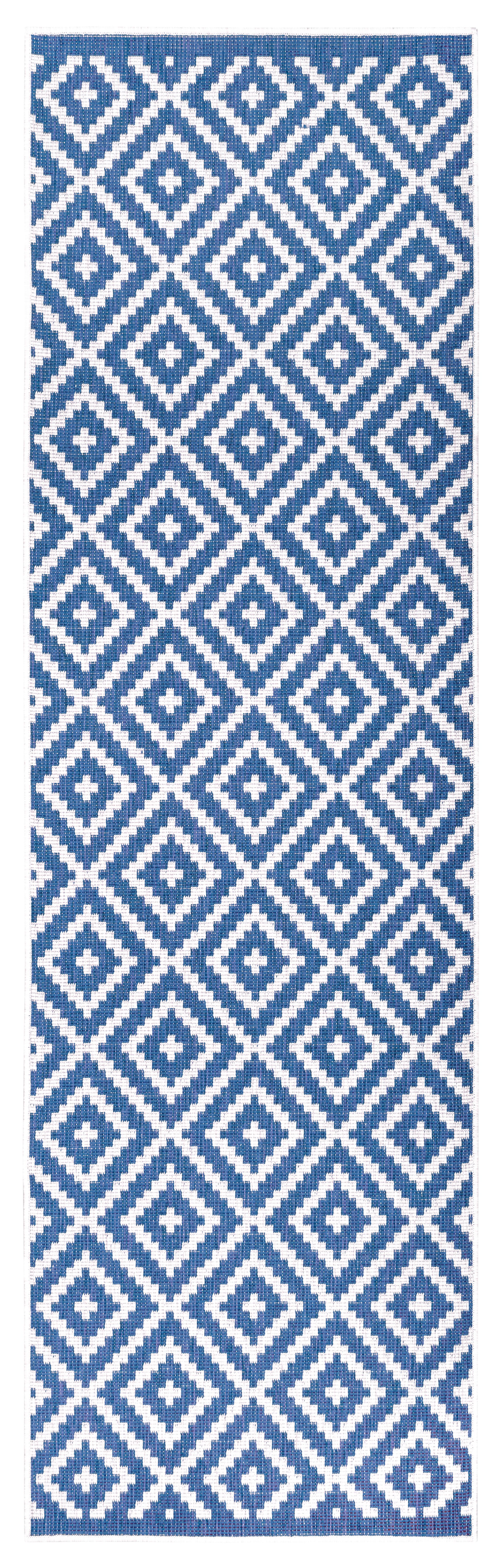 my home Loper Ronda tweezijdig te gebruiken kleed Sisal-look, platweefsel, in- en outdoor, geometrisch boho design