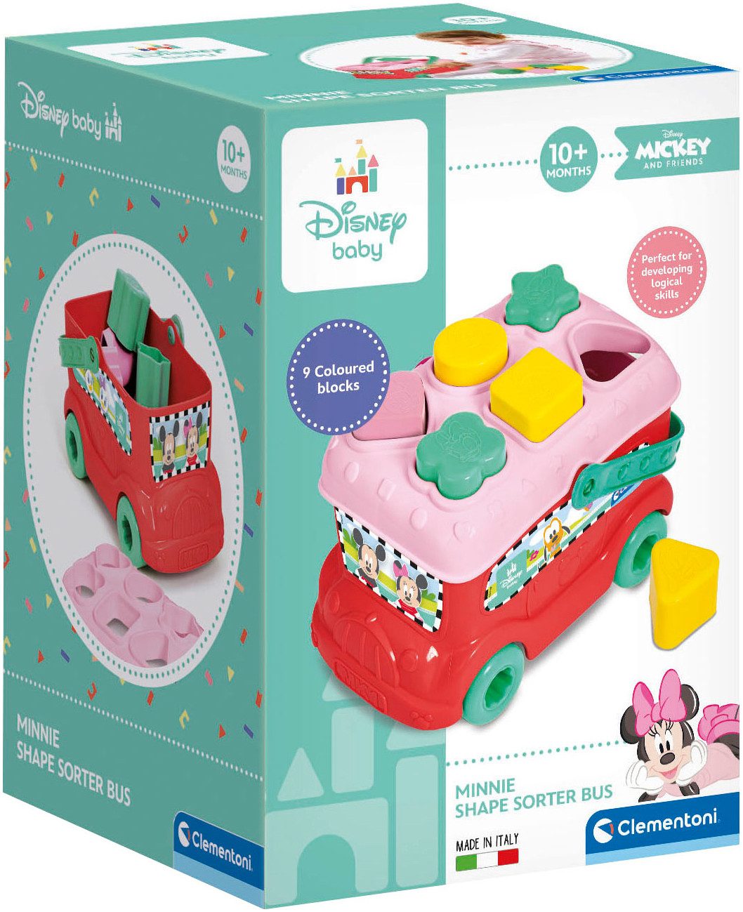 Clementoni® Vormenspel Baby CLEMENTONI, Disney baby Minnie vormenspel (10-delig)