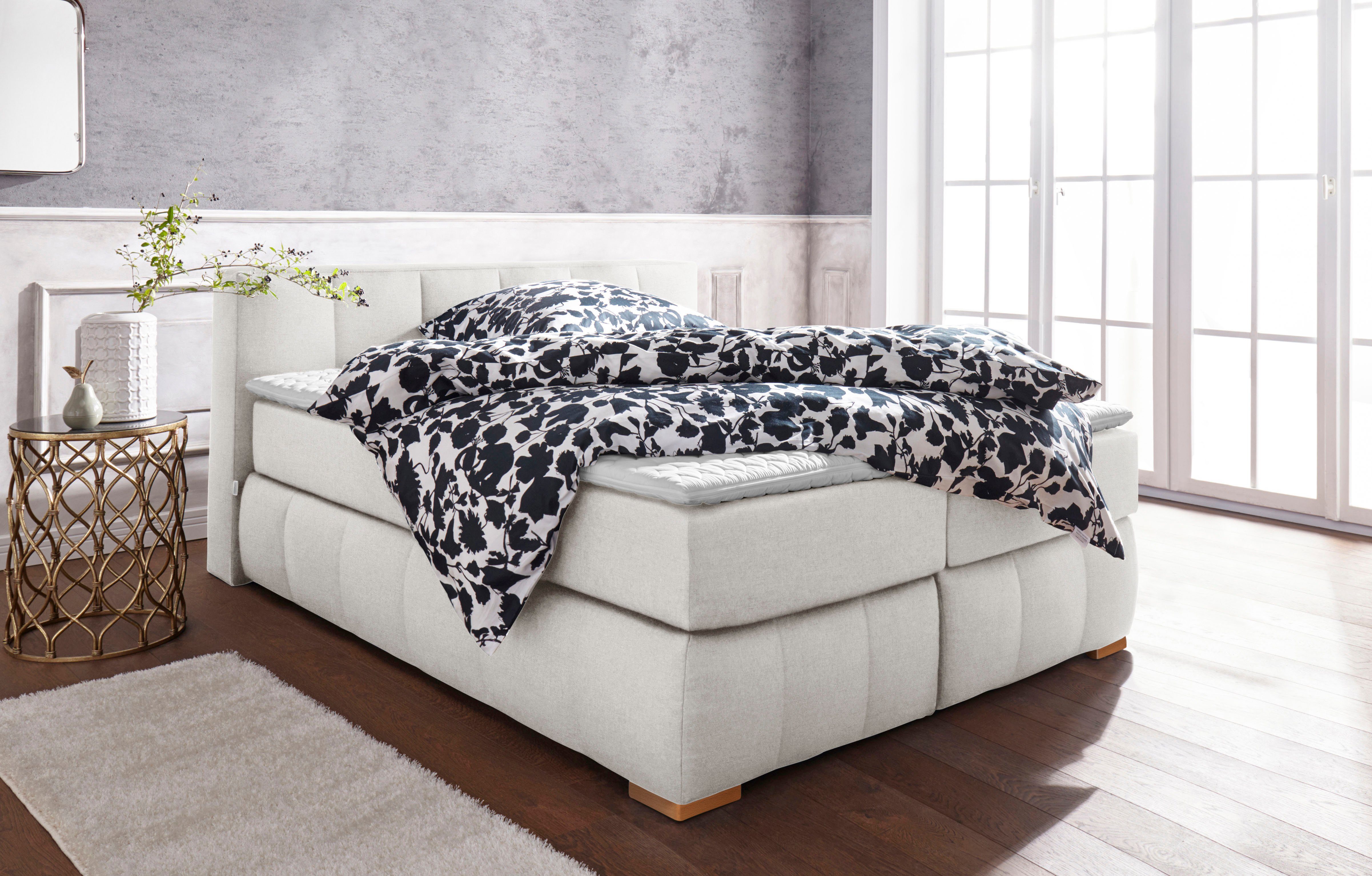 Guido Maria Kretschmer Home&Living Boxspring Chelles incl. koudschuim matrastopper, in 5 breedtes en 3 matrastypes