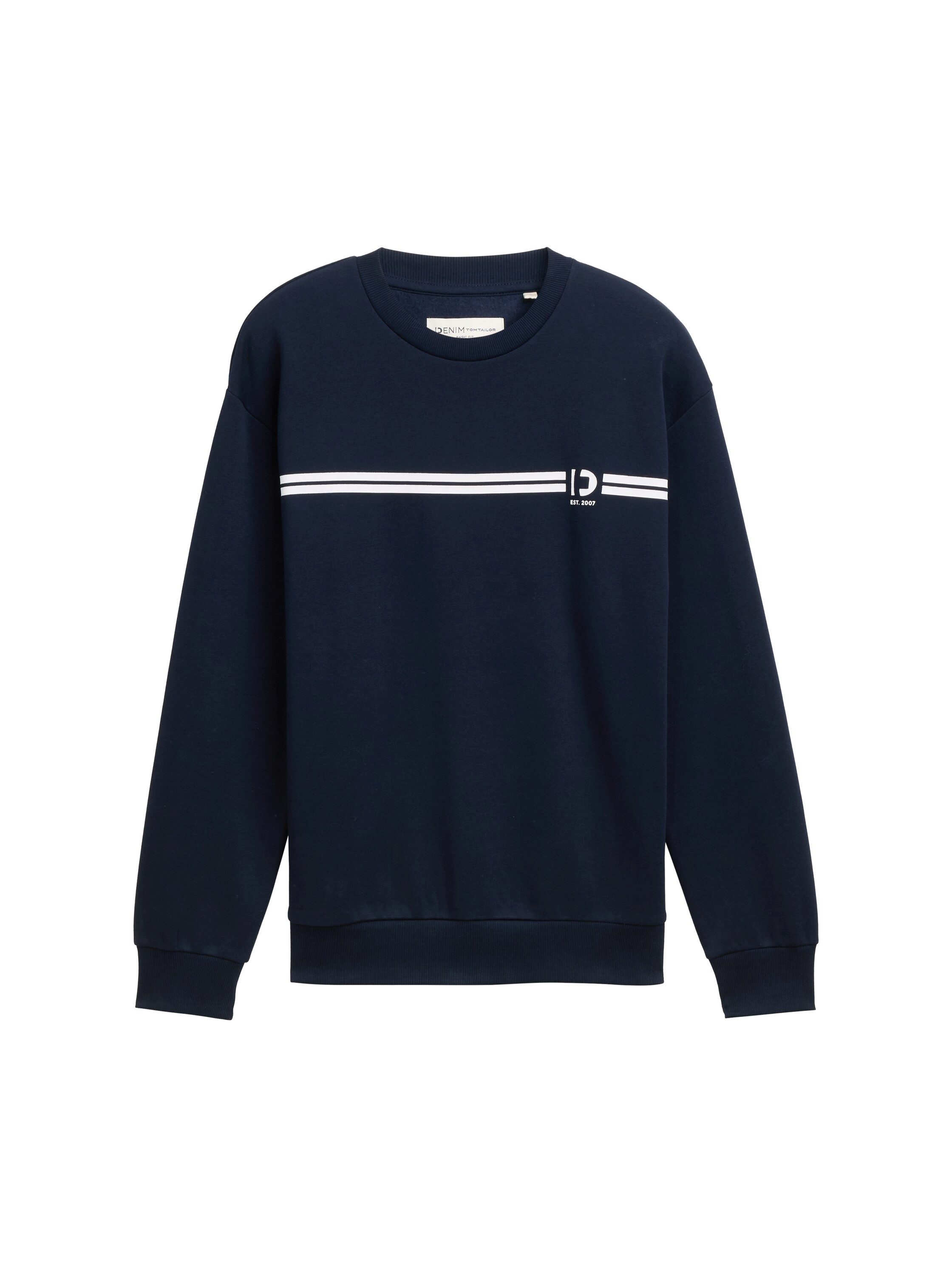Tom Tailor Denim Sweatshirt met logoprint