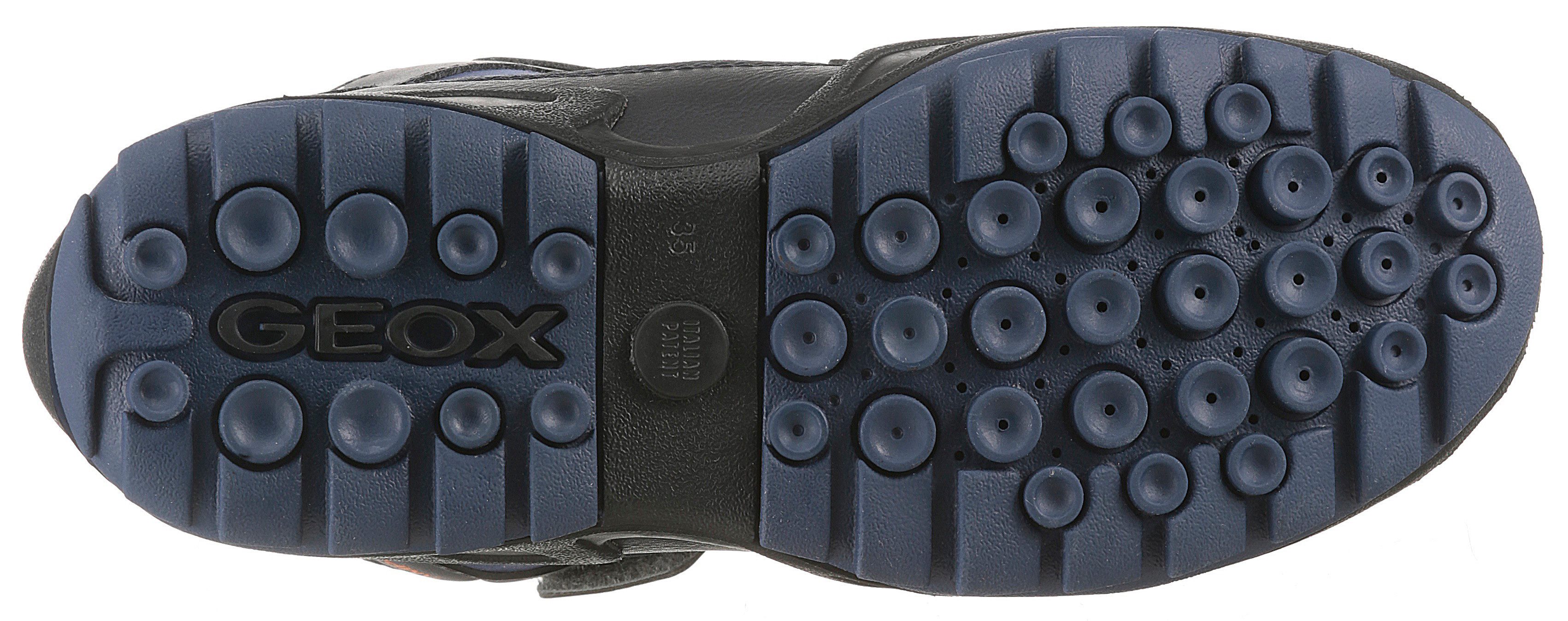 Geox Winterlaarzen J NEW SAVAGE BOY B ABX Trekkinglaarzen, winterlaarzen, kinderschoen met warme voering
