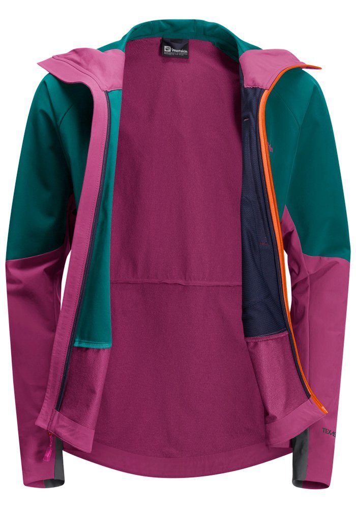 Jack Wolfskin Softshell-jack ALPSPITZE HOODY W