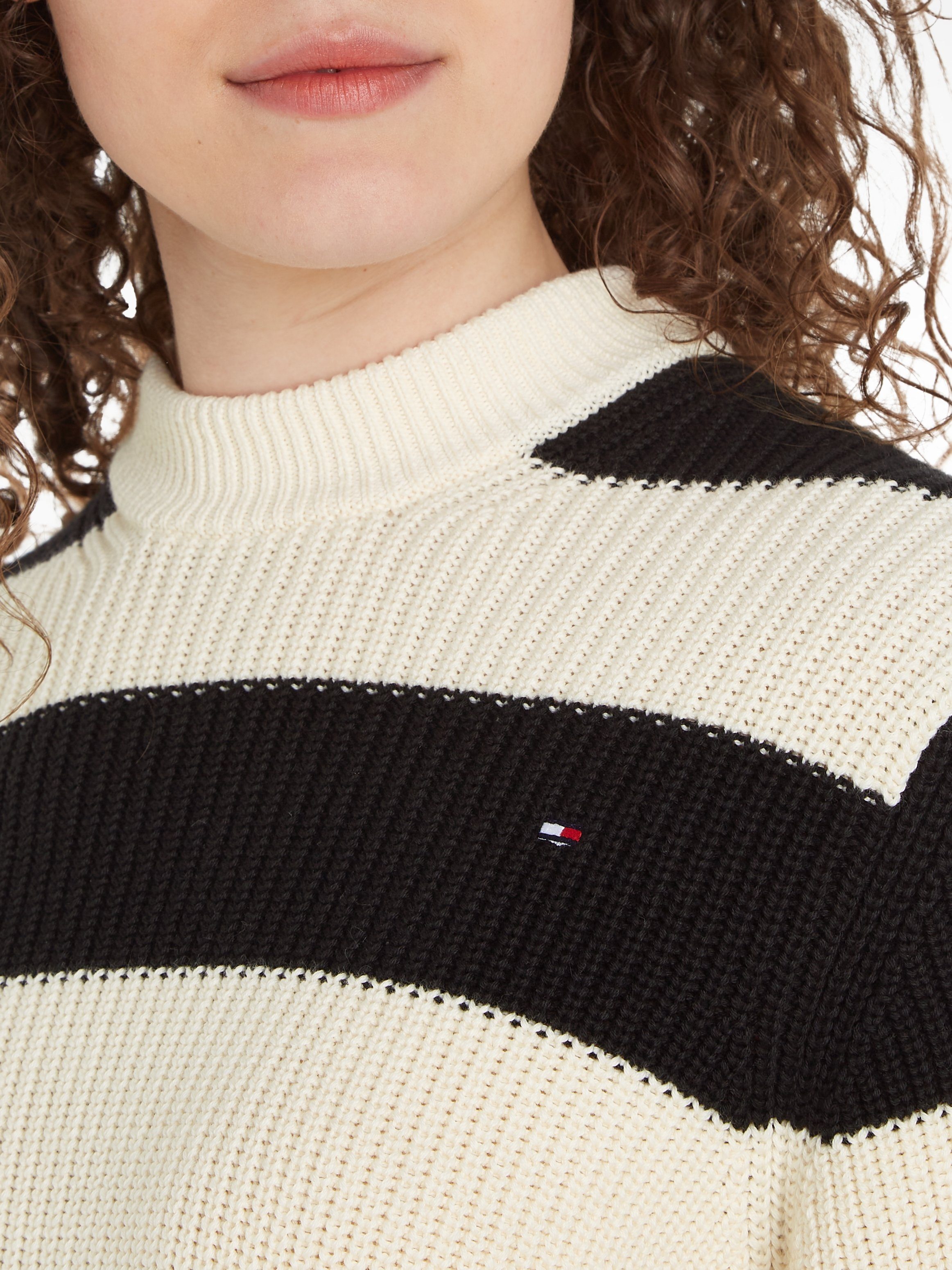 Tommy Hilfiger Gebreide jurk CO CARDI STITCH SWT DRESS
