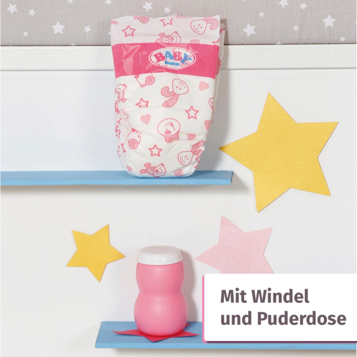 Baby Born Luiertas voor poppen Met aankleedkussen