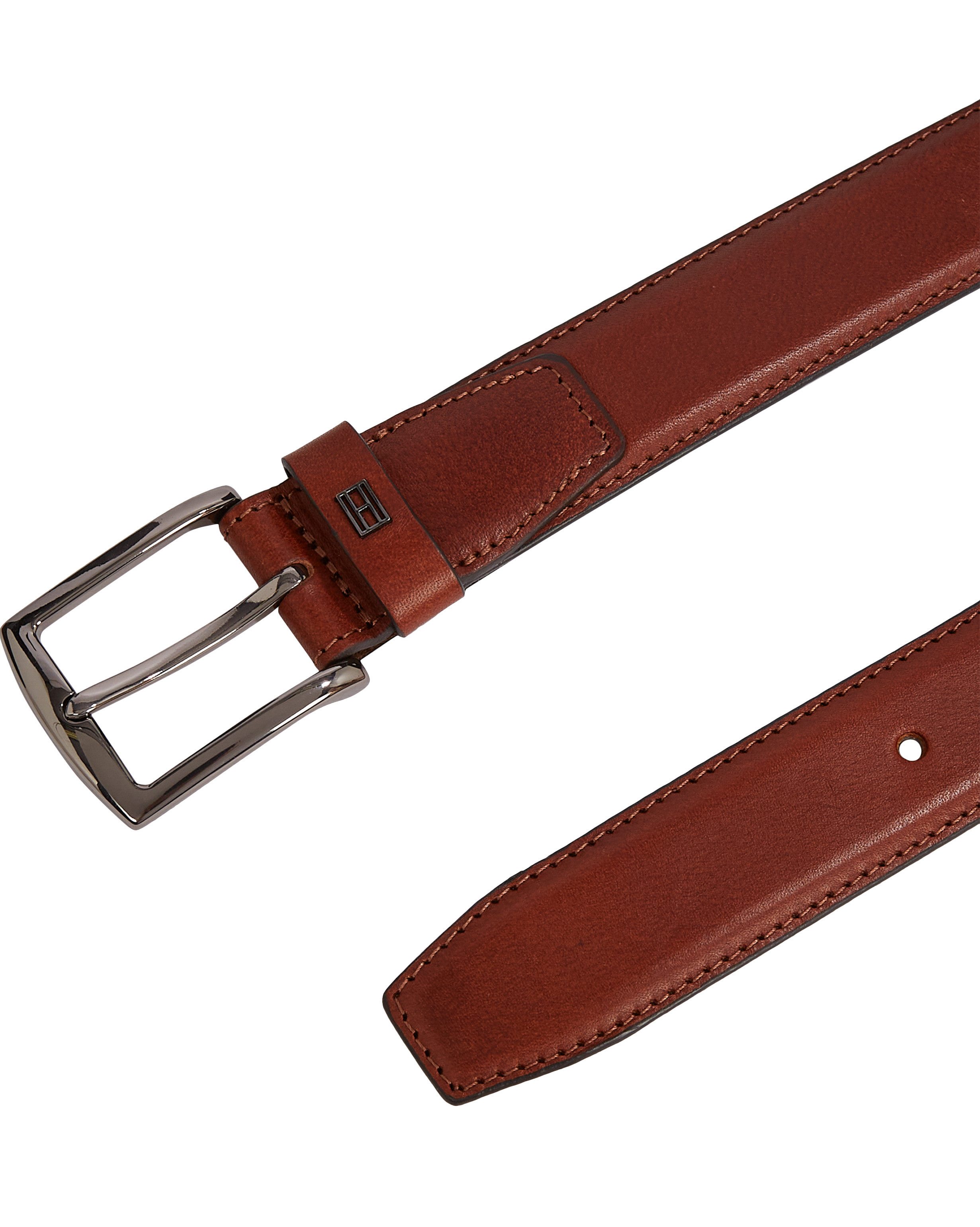 Tommy Hilfiger Leren riem DENTON ELEVATED 3.5 In grootte verstelbaar
