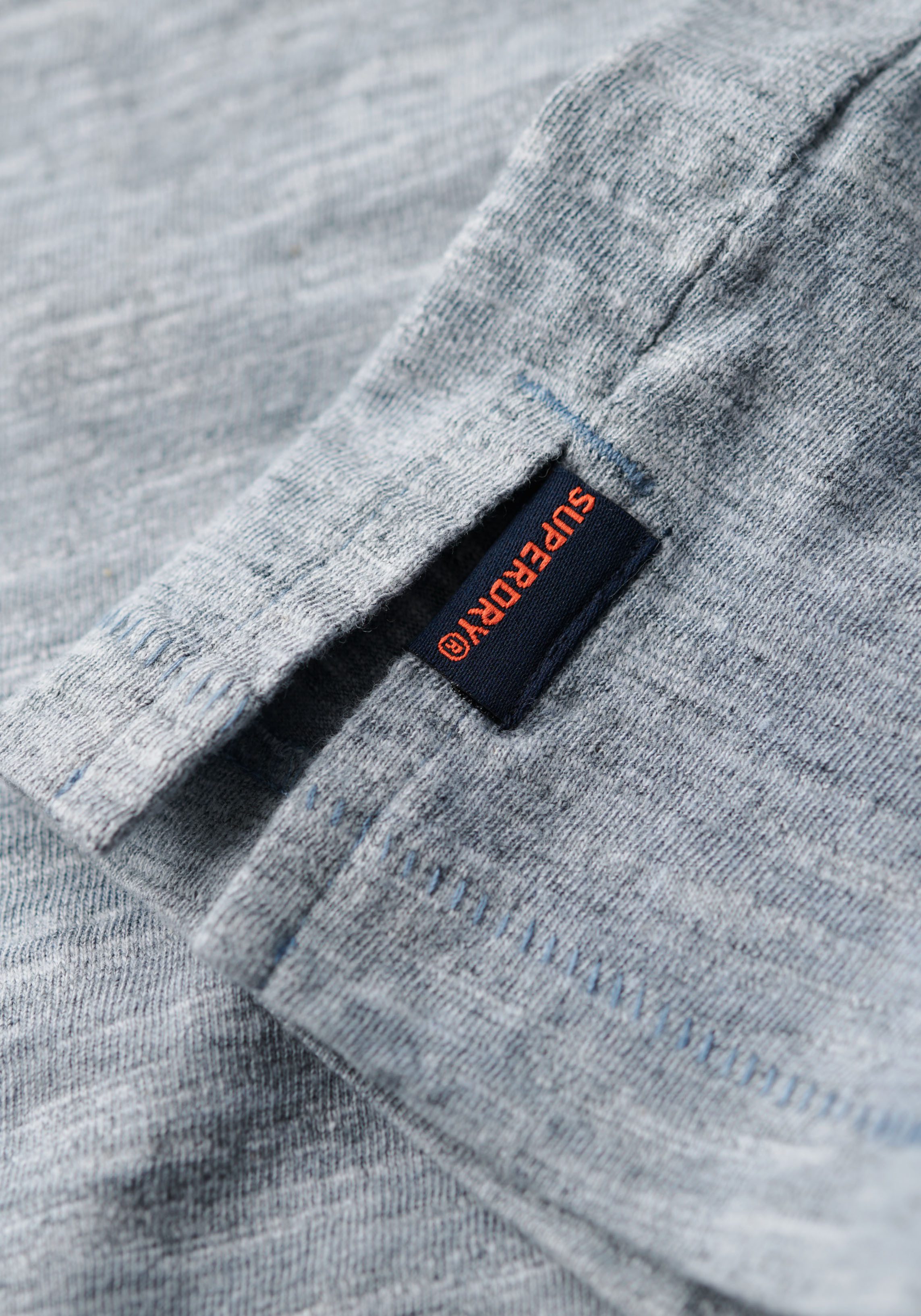 Superdry Shirt met ronde hals OD SLUB MARL T SHIRT