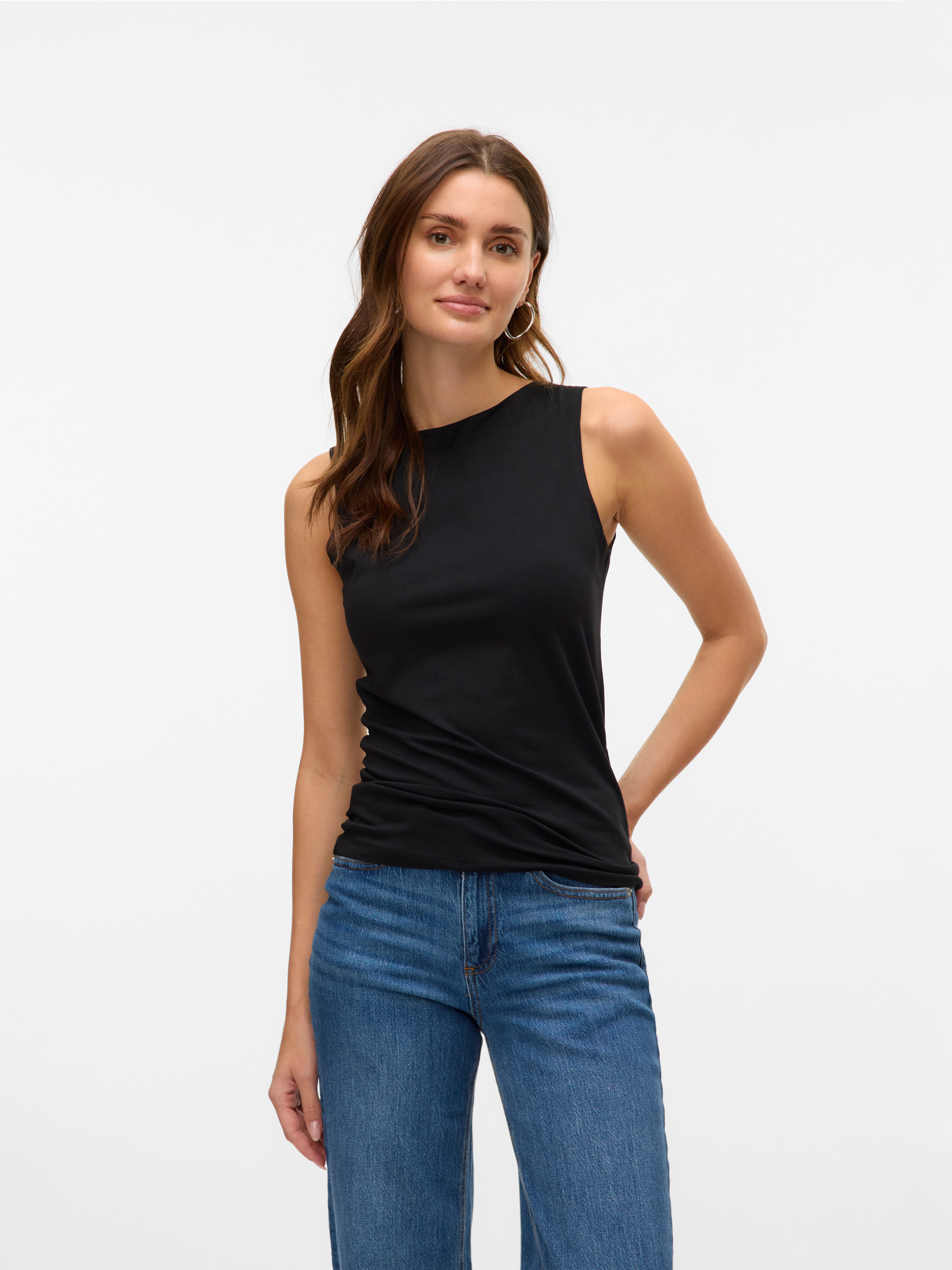 Vero Moda Shirttop VMPANDA MODAL SL TOP JRS NOOS