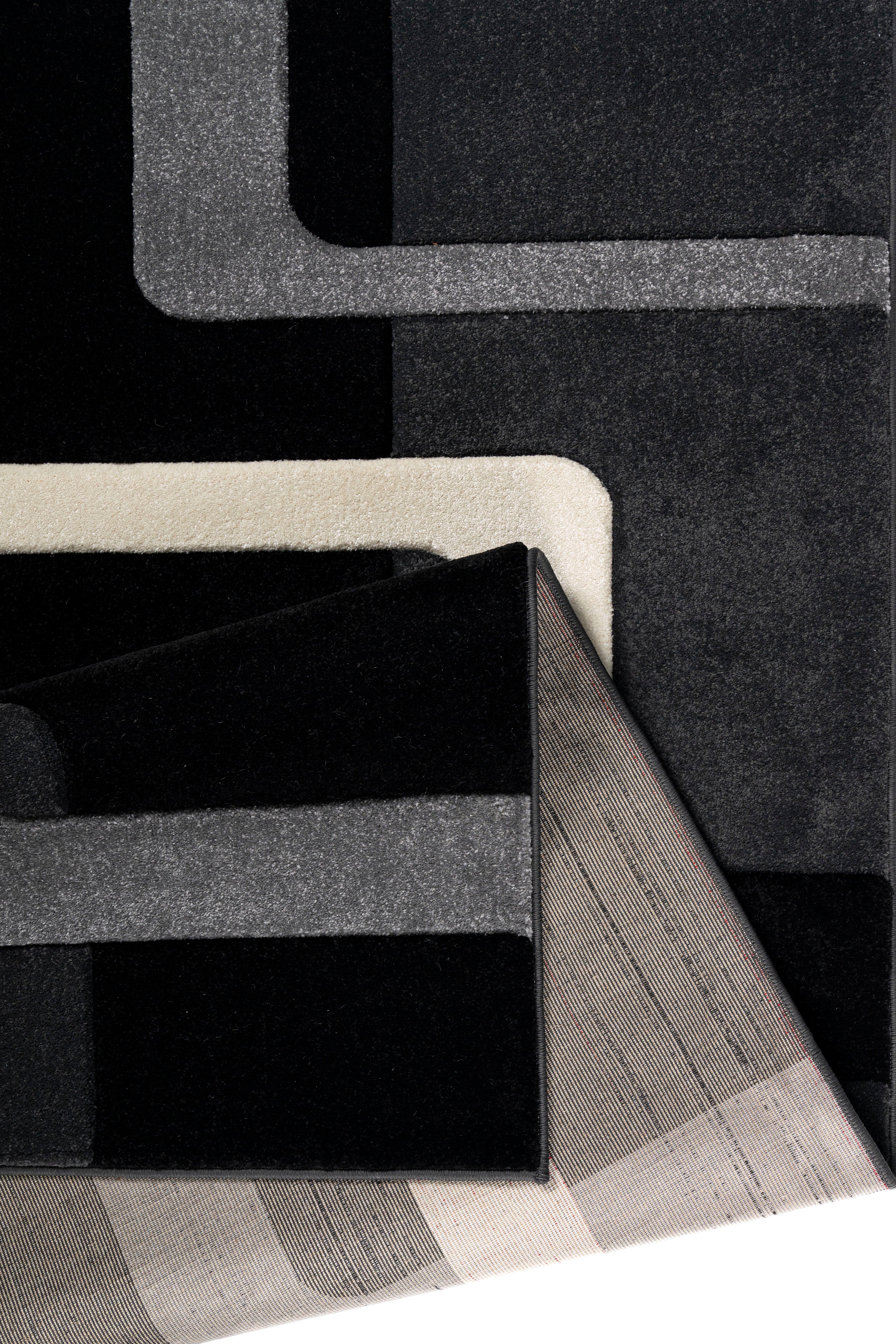 my home Vloerkleed Maxim Hoog-laag effect, kortpolig, 3D-ontwerp, klantenfavoriet