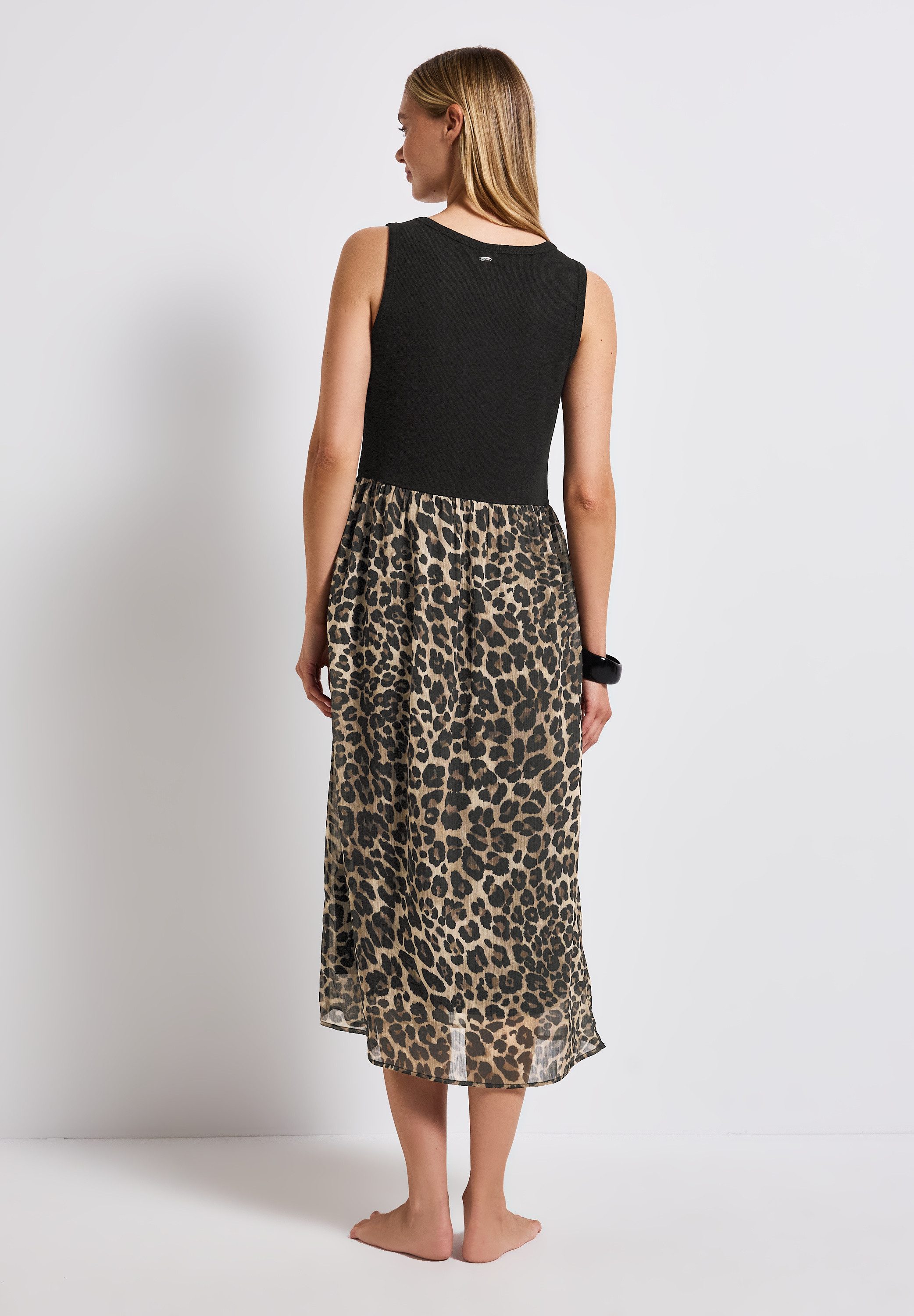 STREET ONE Midi-jurk met animal-print