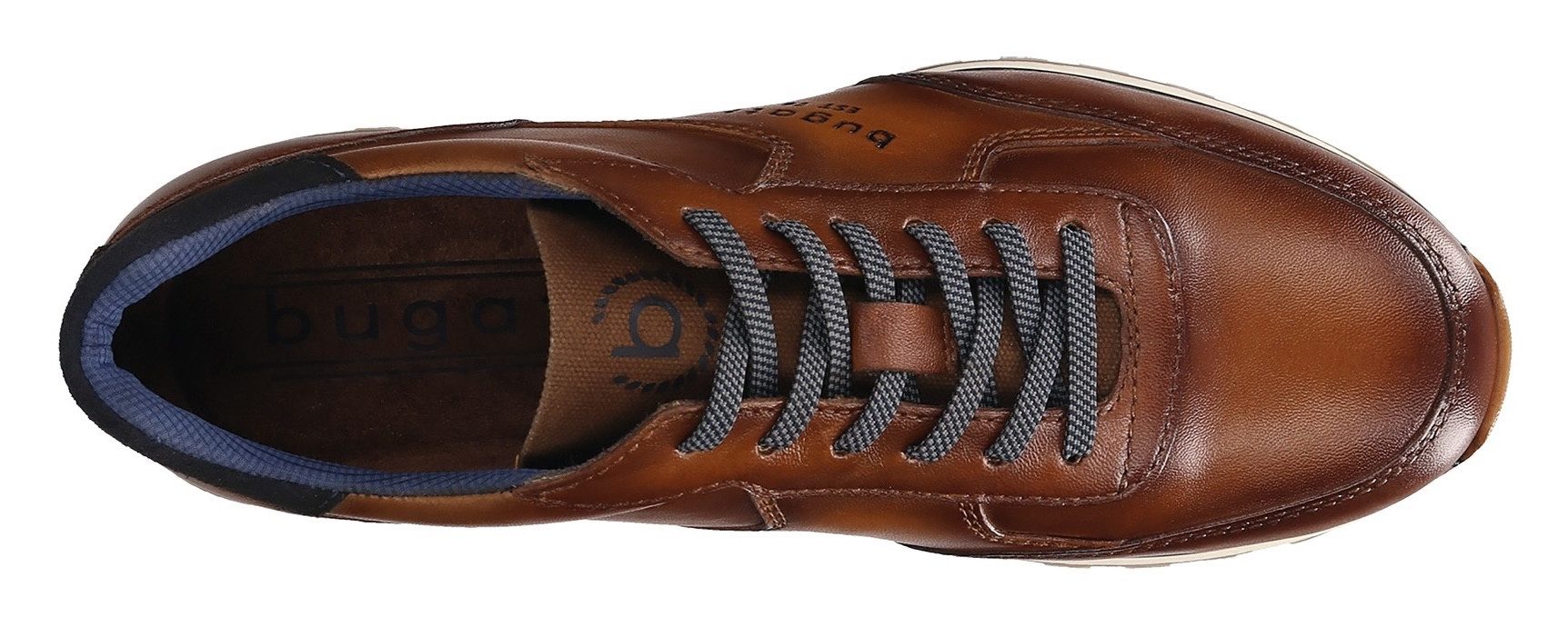 Bugatti Slip-on sneakers , vrijetijdsschoen, lage schoen, slipper met antieke afwerking