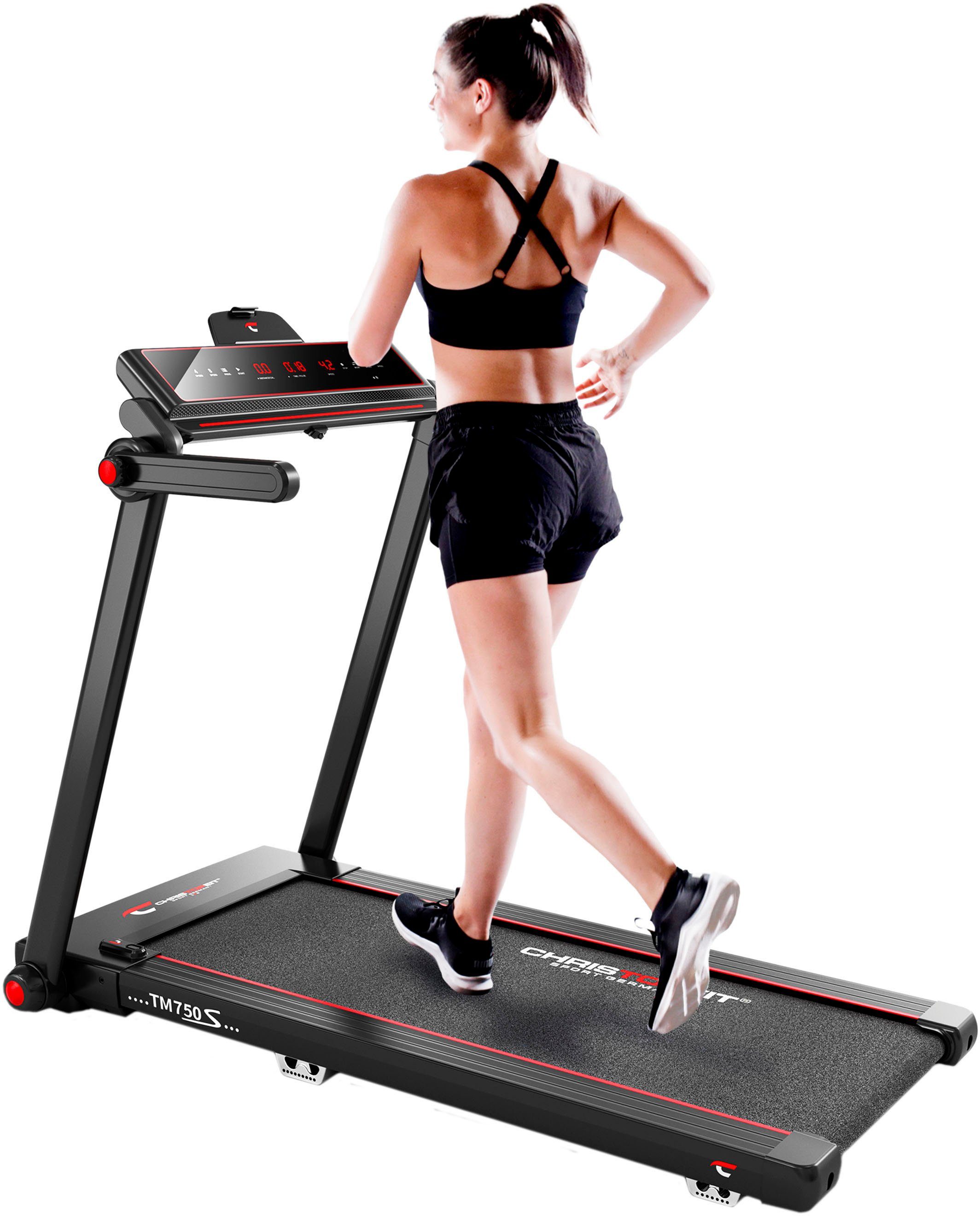 Christopeit Sport® Loopband TM 750 S (met/zonder hartslagband)