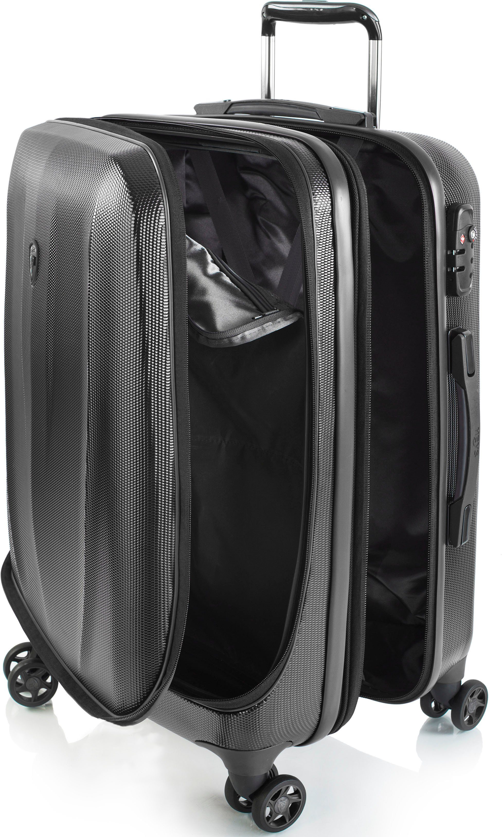 Heys Hardshell-trolley Vantage, in verschillende kleuren en maten Heys x Joachim Llambi reisbagage met voorkant toegang vak volumevergroting