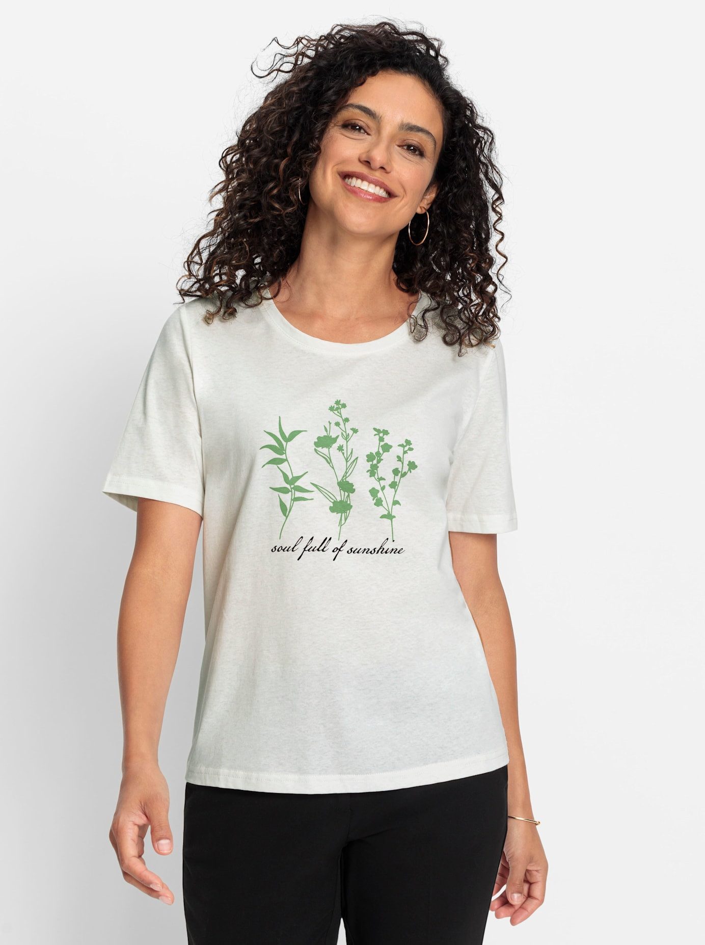 Classic Inspirationen Shirt met ronde hals Shirt met korte mouwen (1-delig)