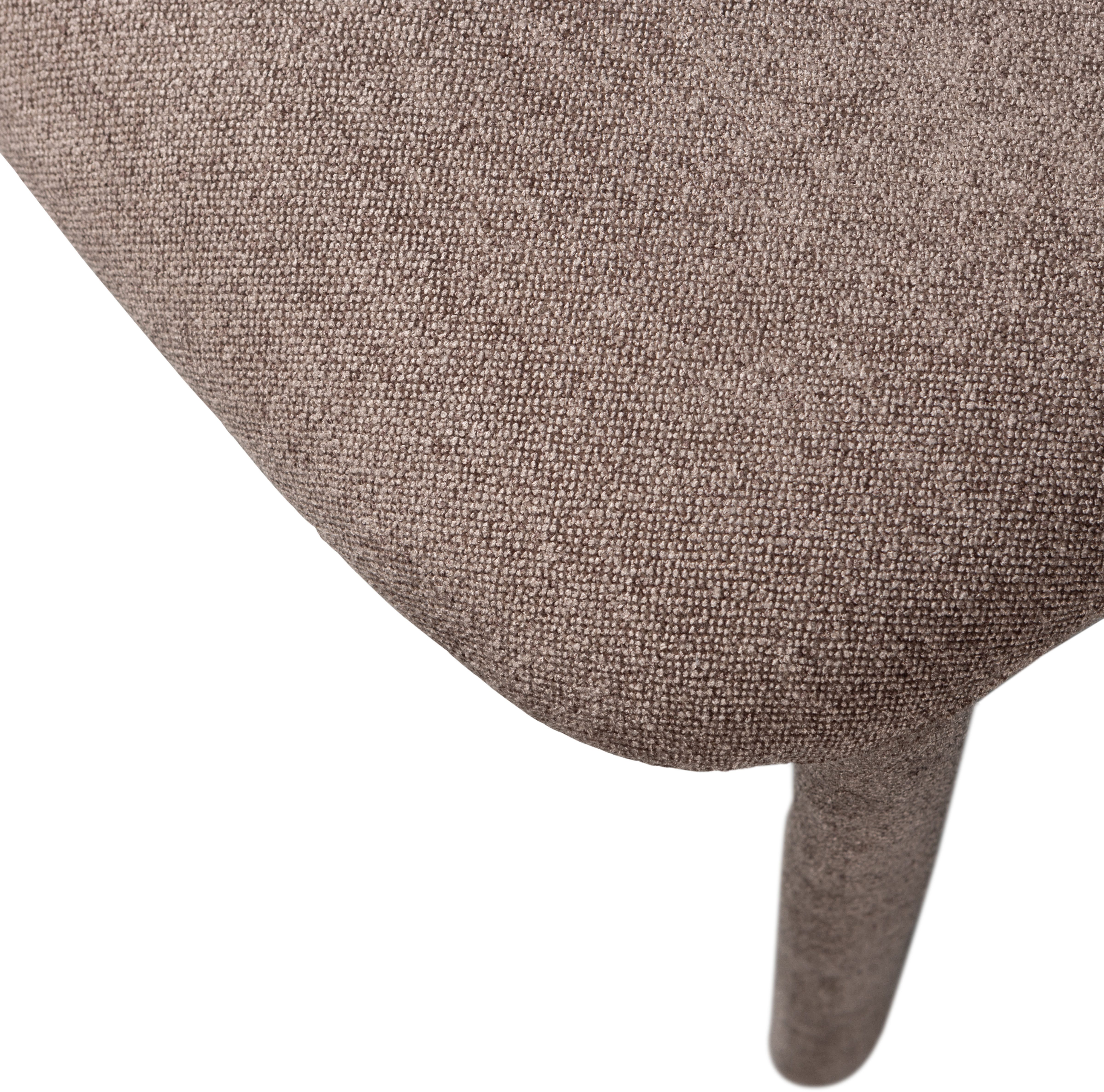 WOOOD Eetkamerstoel Noble volledig met stof bekleed, hoogte 76 cm x breedte 51 cm (set, 2 stuks)