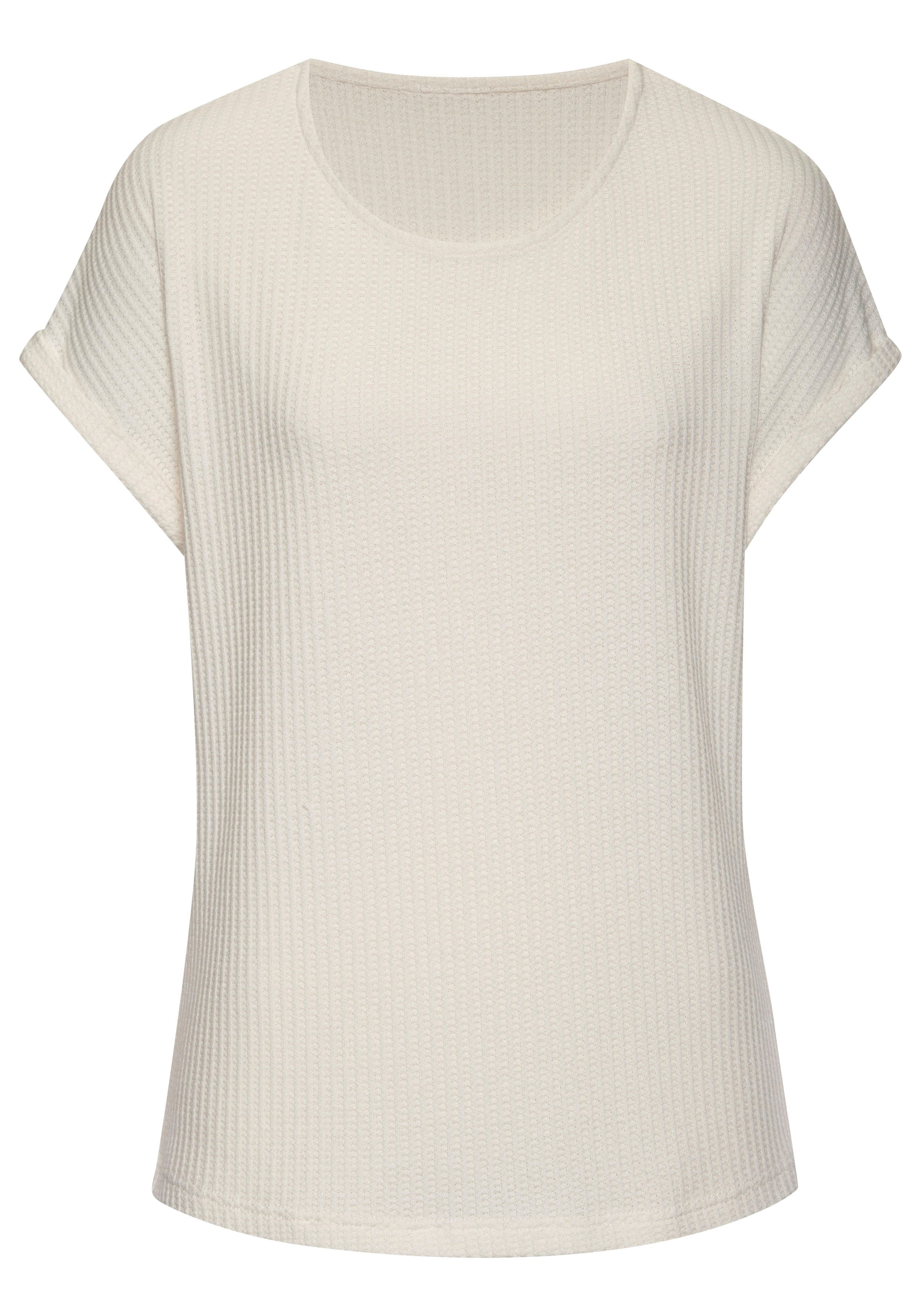 Vivance Shirt met korte mouwen Van zachte piquékwaliteit