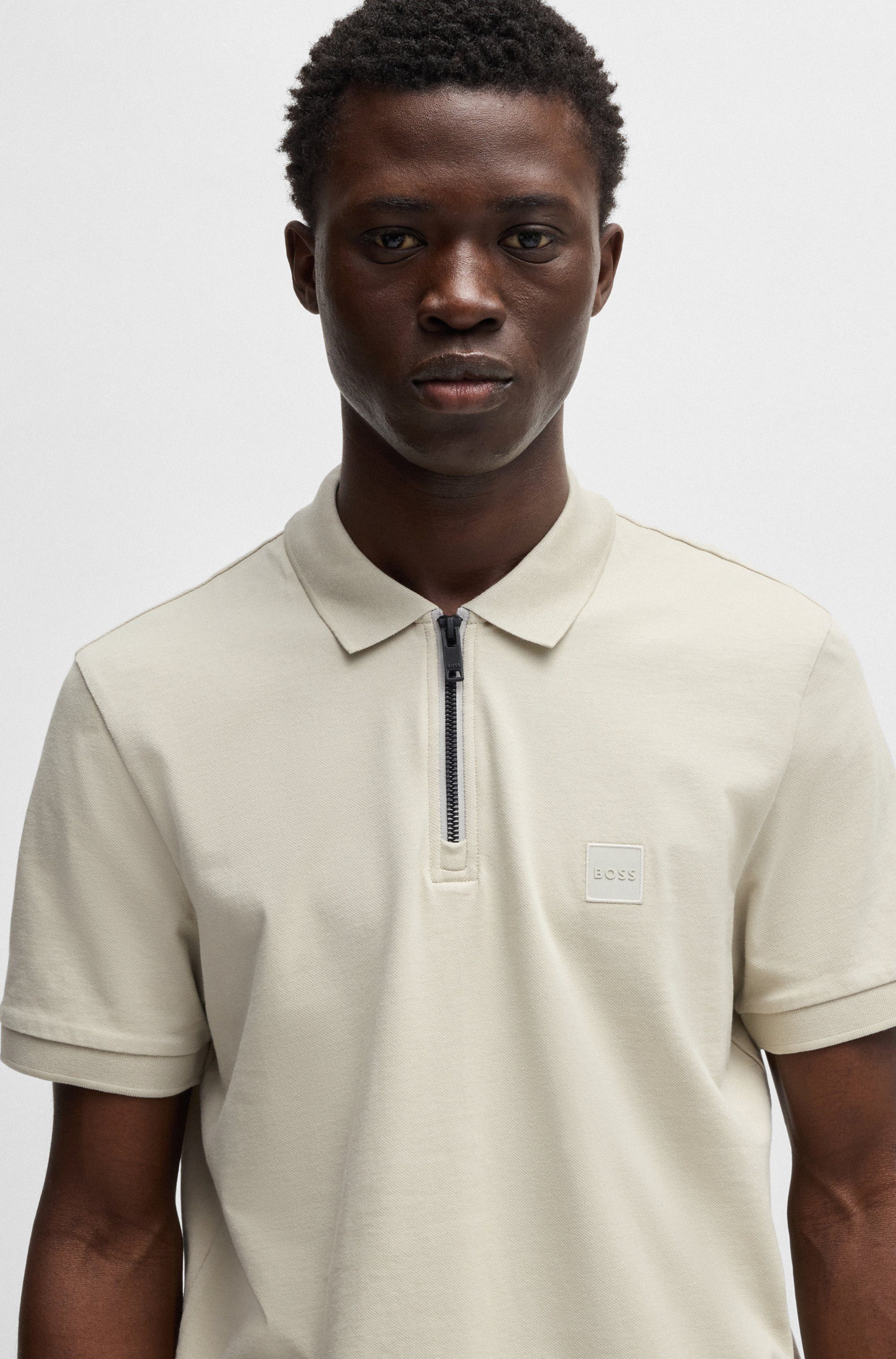 Boss Orange Poloshirt met een polokraag