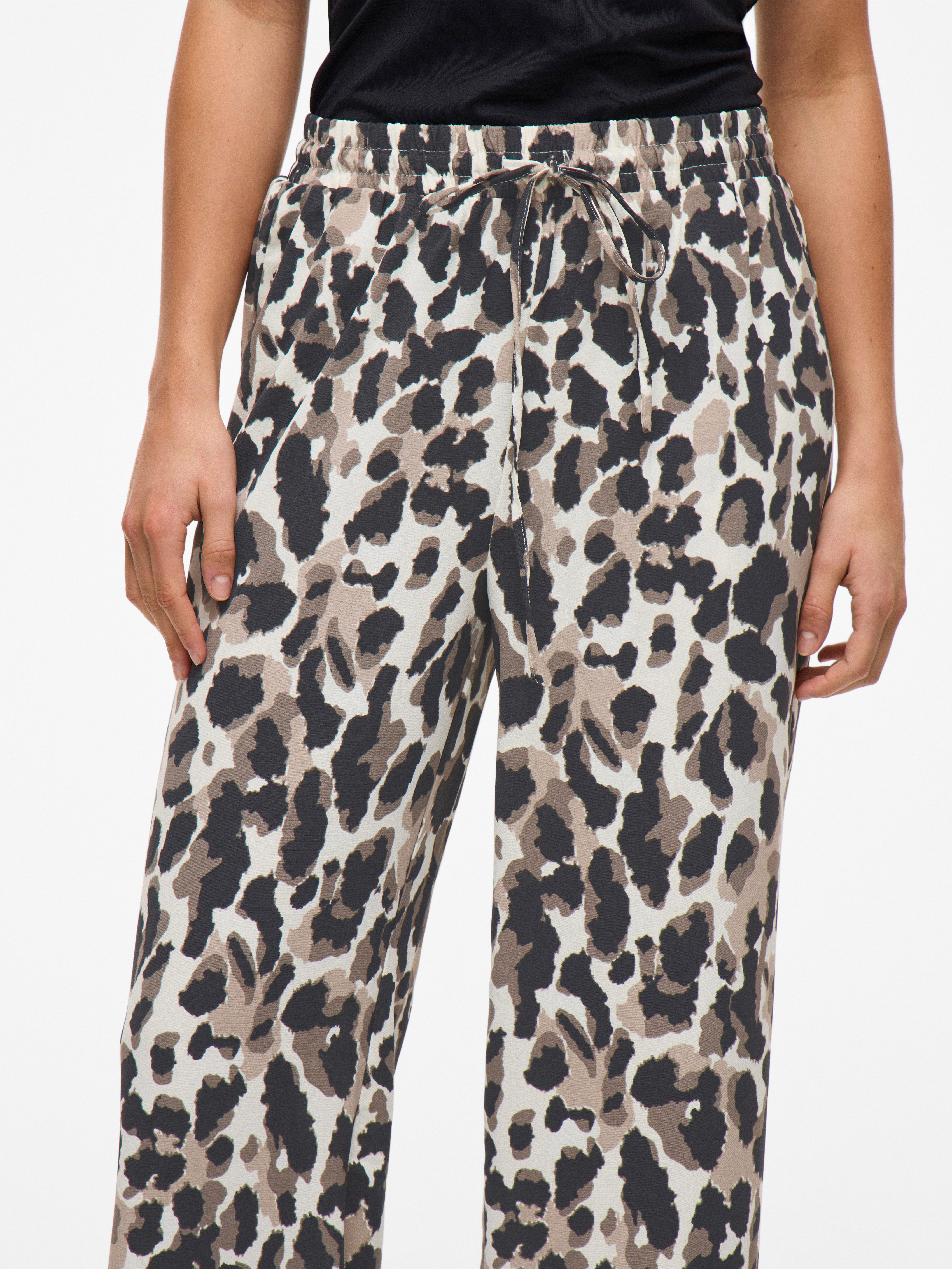 Vila Comfortbroek VIJOSA HW WIDE PANTS - NOOS