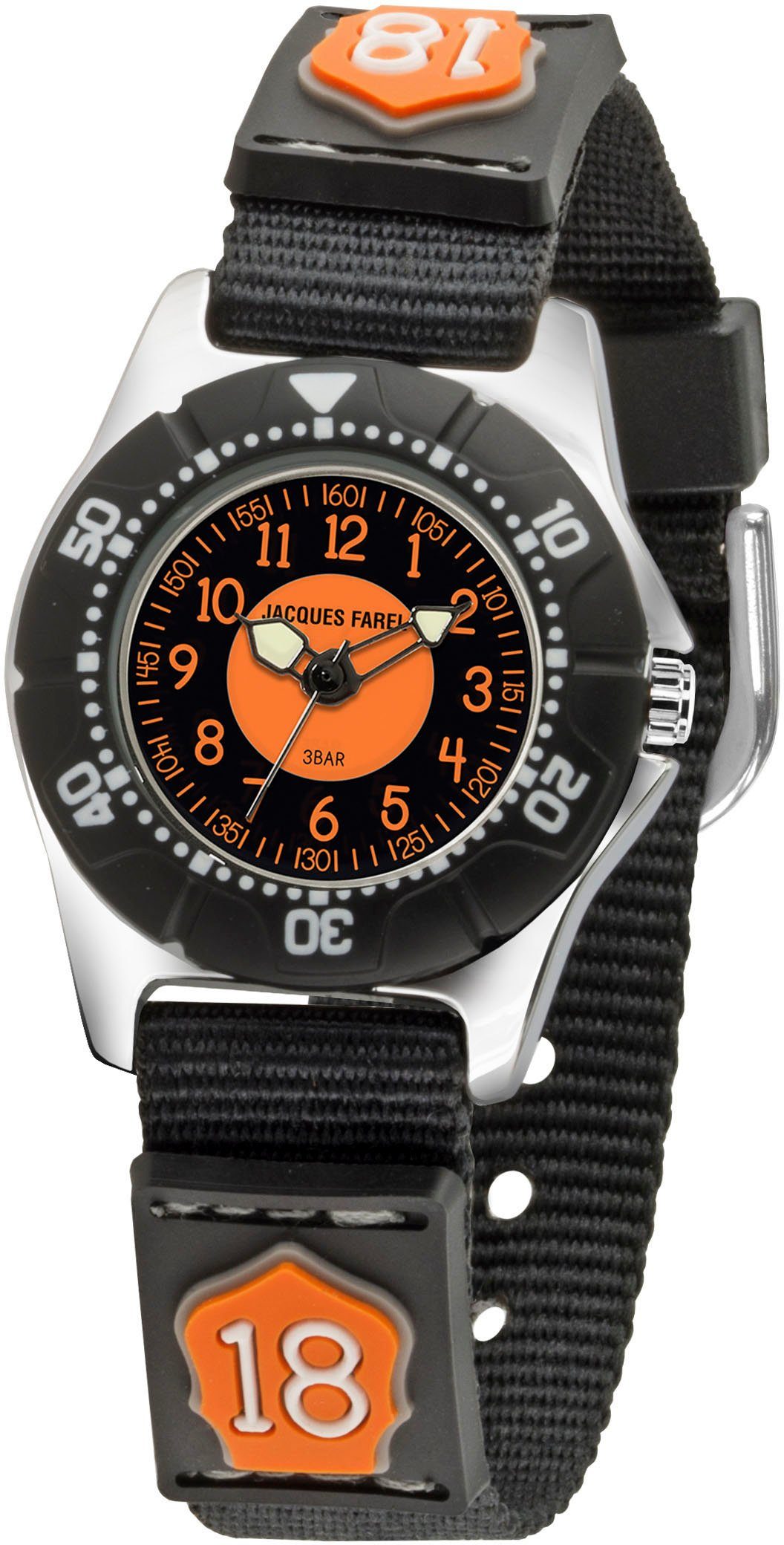 Jacques Farel Kwartshorloge KWD 4000 Polshorloge, kinderhorloge, ideaal ook als cadeau