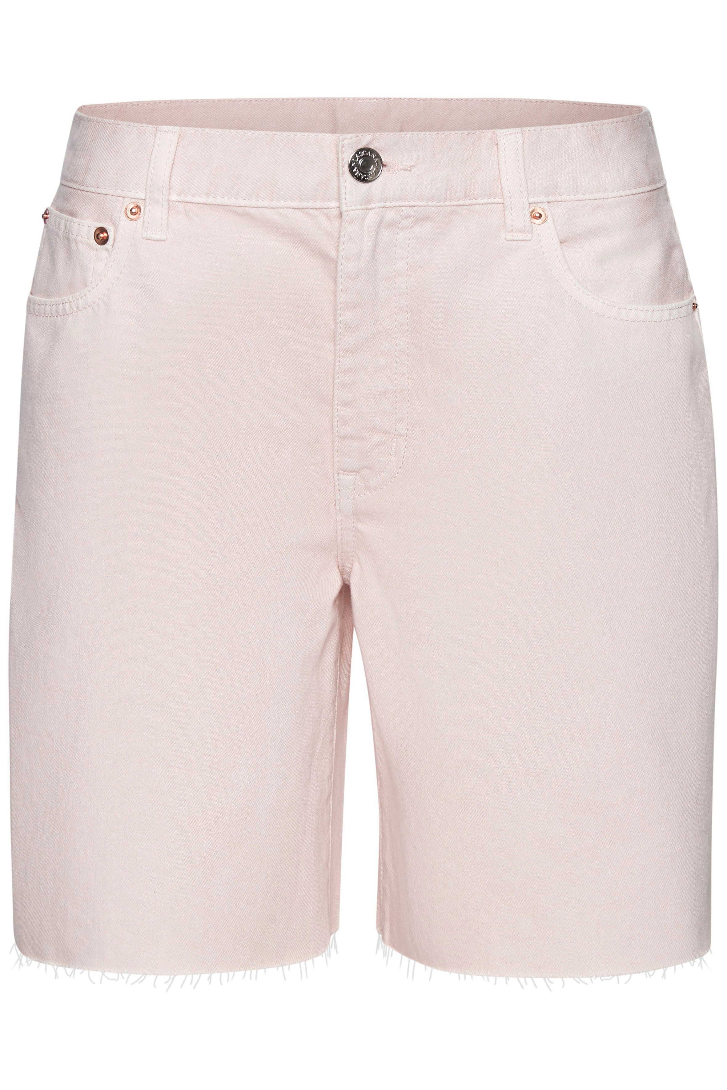 Venice Beach Jeansbermuda met franjes aan de zoom, casual shorts