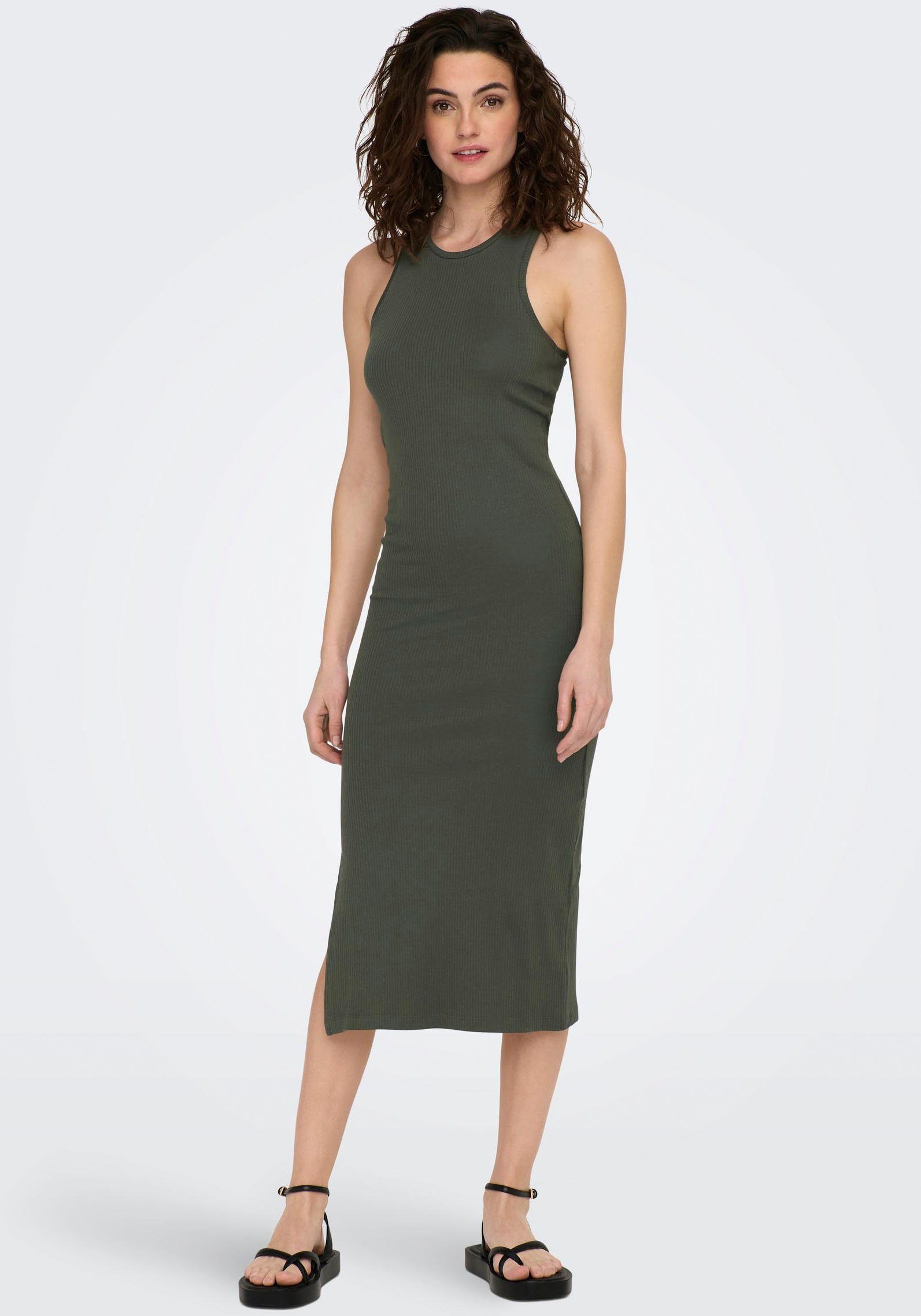 Only Jerseyjurk ONLBELFAST S/L MIDI DRESS JRS NOOS