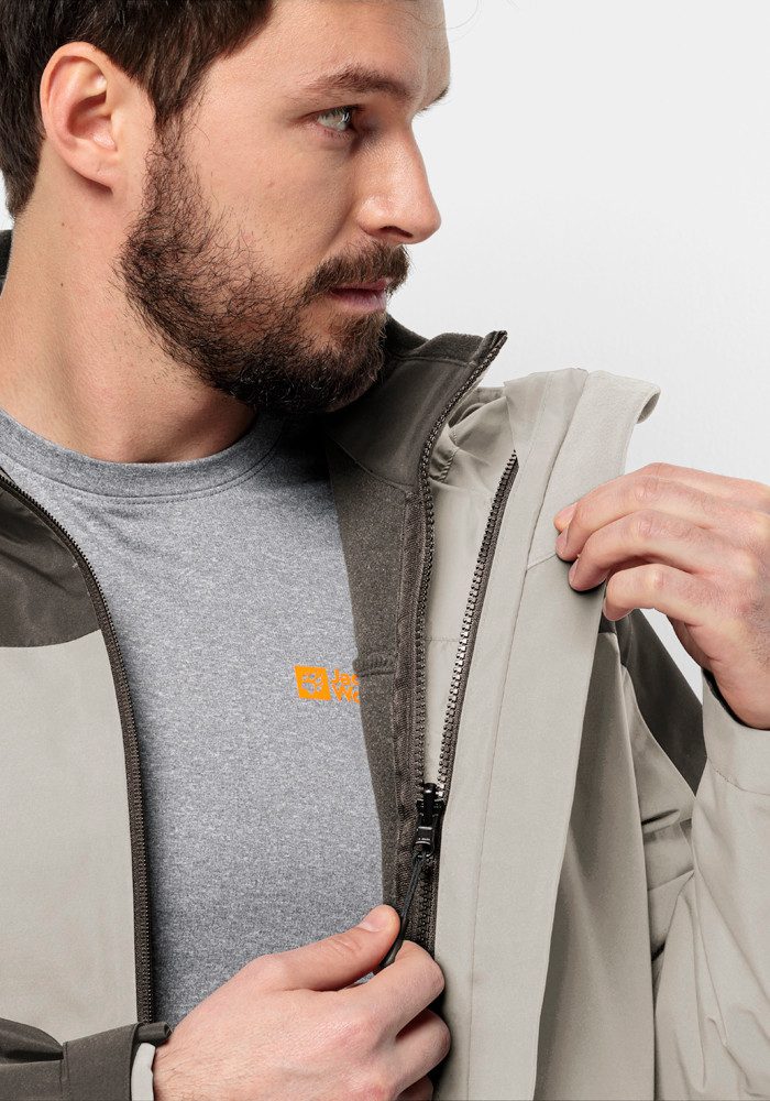 Jack Wolfskin Functioneel 3-in-1-jack TAUBENBERG 3IN1 JKT M (2-delig)