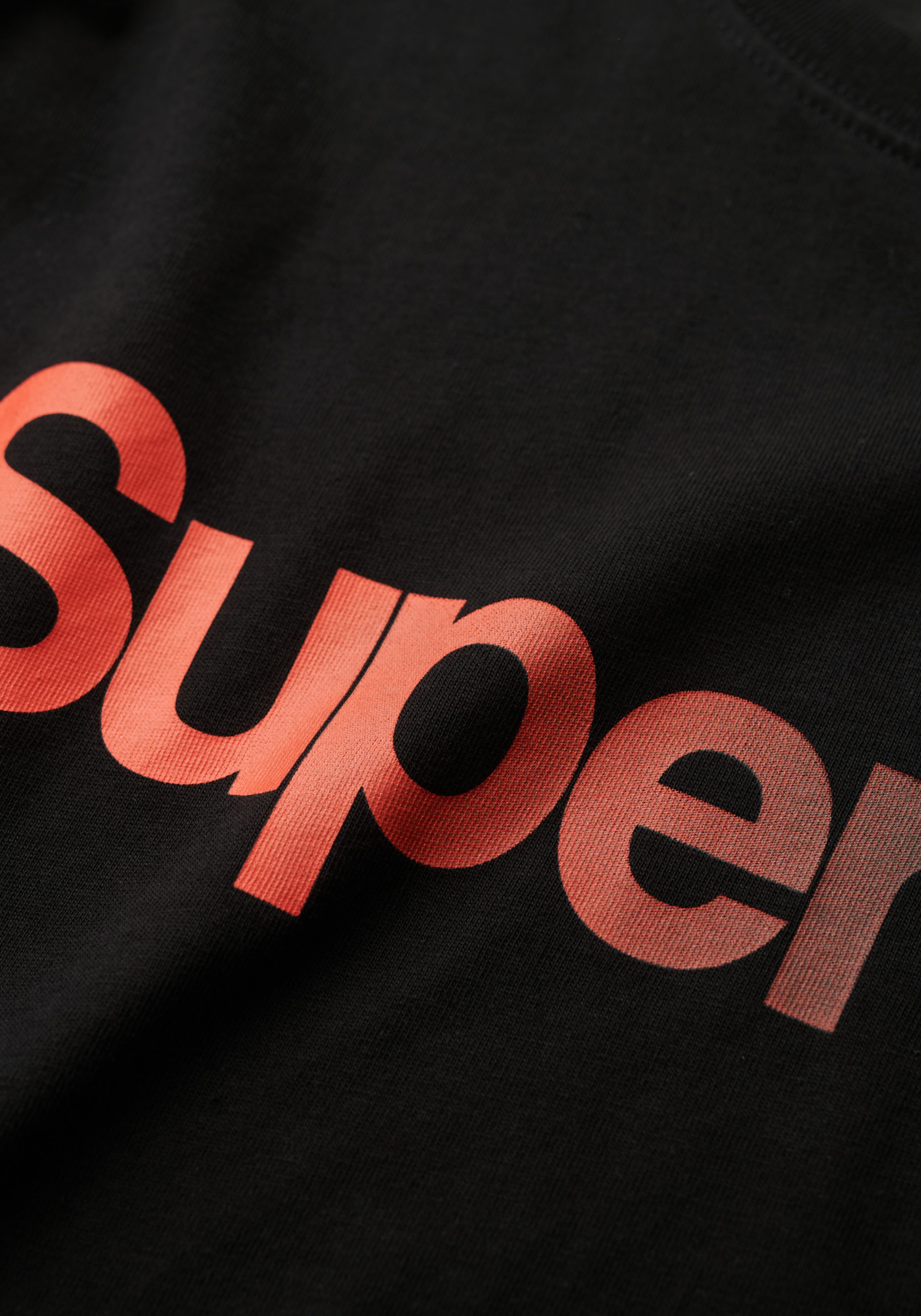Superdry Shirt met ronde hals CORE LOGO FADE LOOSE TEE