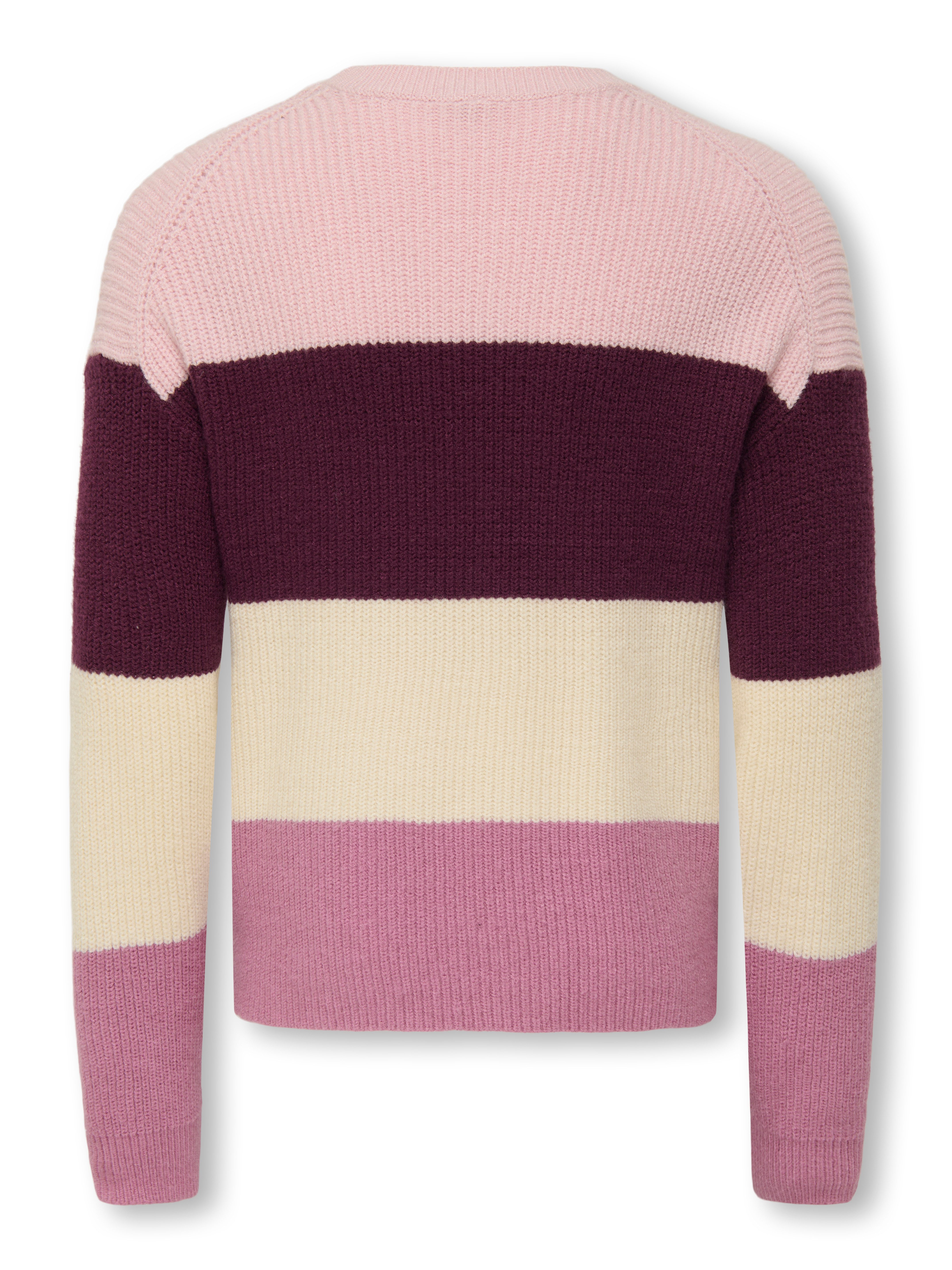 KIDS ONLY Gebreide trui KOGSANDY L/S STRIPE PULLOVER KNT NOOS