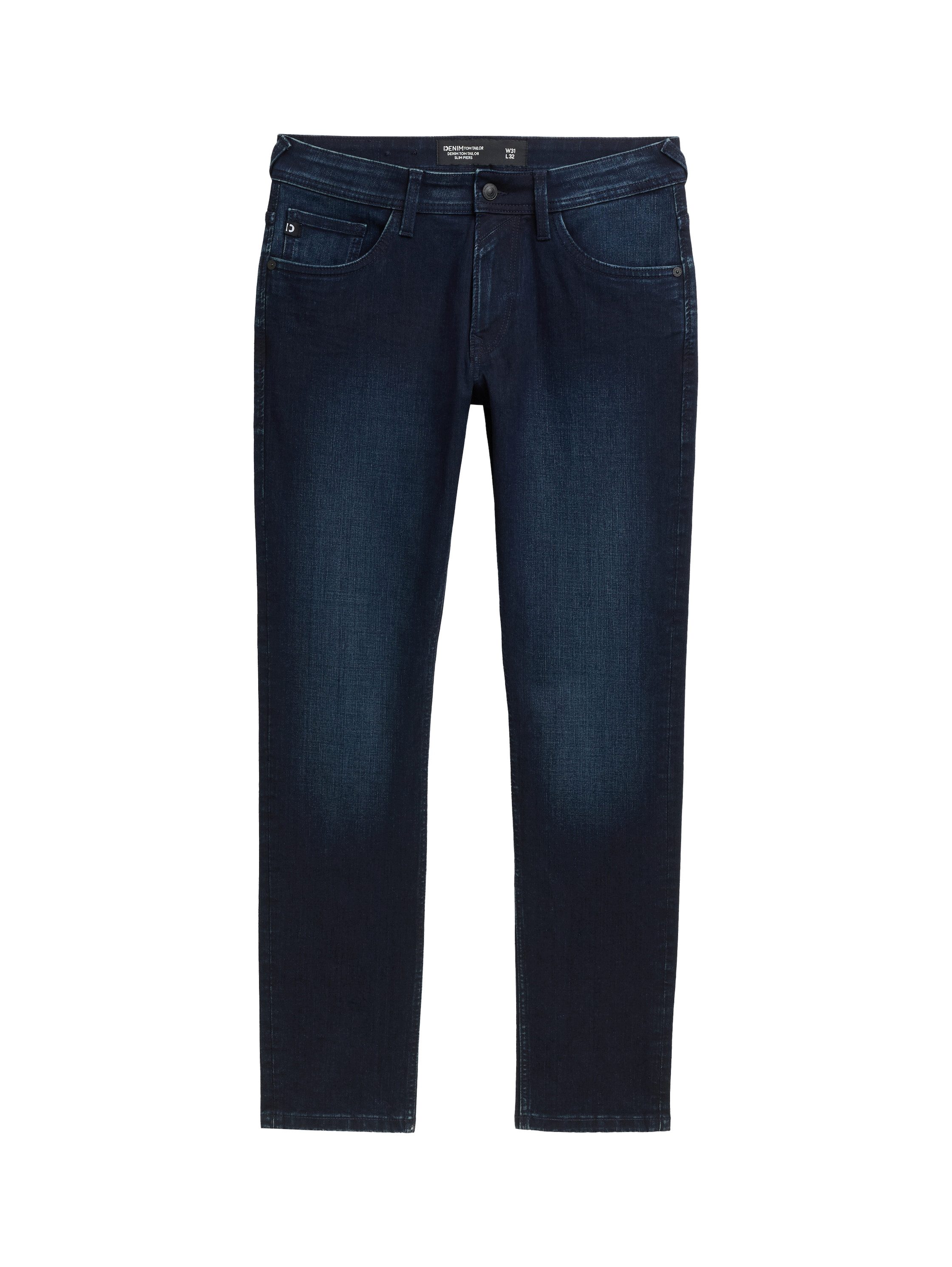Tom Tailor Denim Slim fit jeans PIERS in five-pocketsstijl