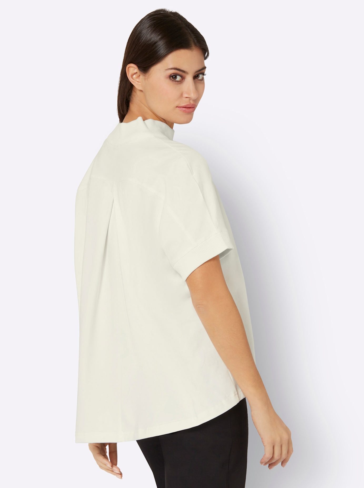 Creation L Colshirt Shirt met opstaand kraagje (1-delig)