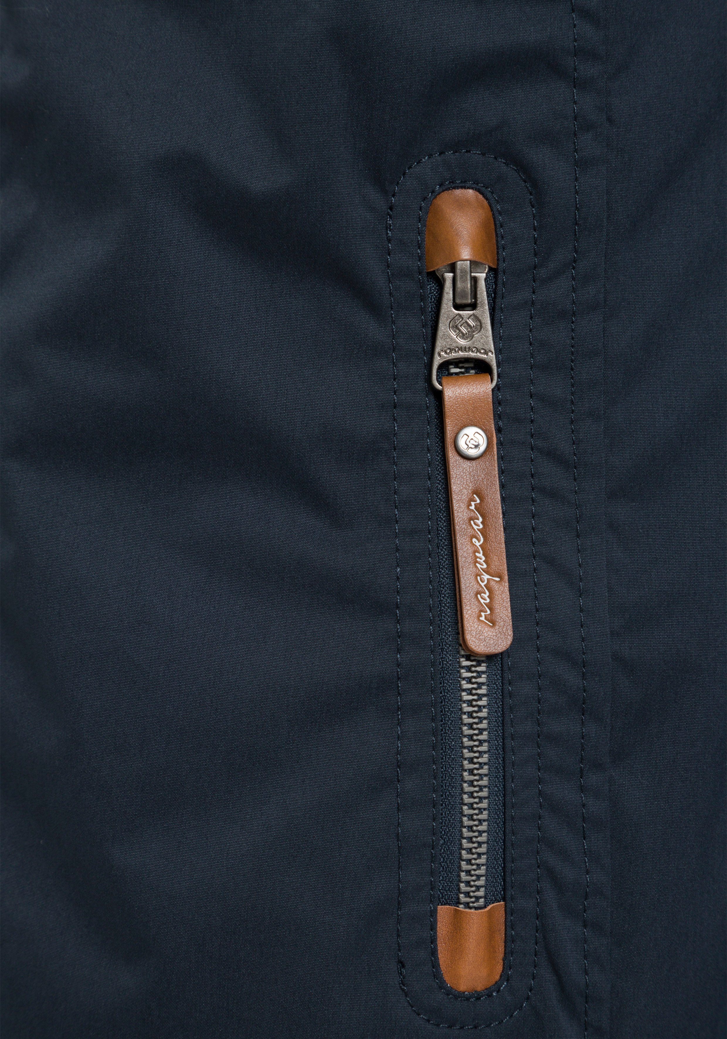 Ragwear Functioneel jack ZUZKA stijlvolle outdoorjas voor tussenseizoen water repellent coating