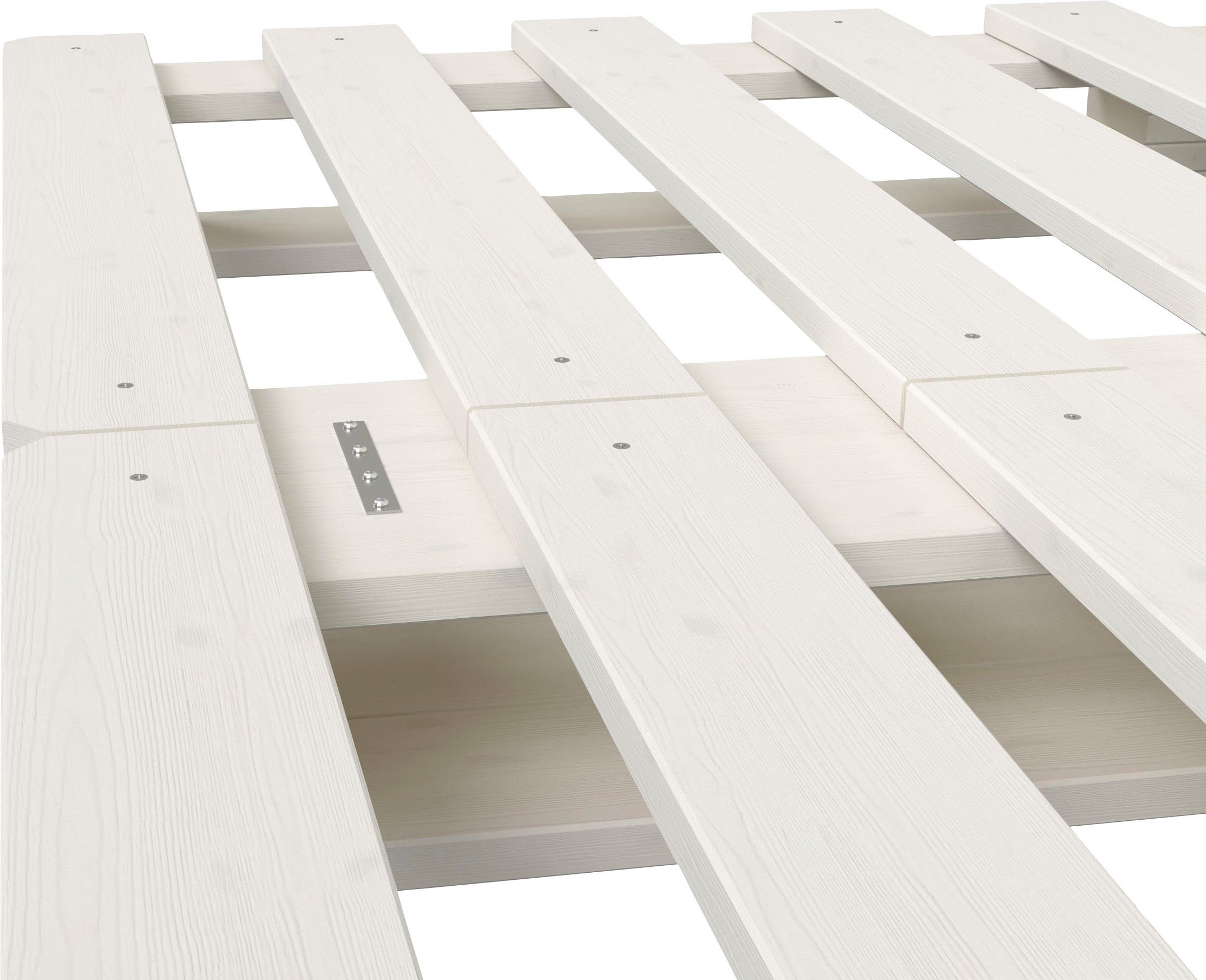 Home affaire Palletbed "ALASCO" BESTSELLER! Met lade gecertificeerd massief hout, uit te breiden tot tweepersoons- of familiebed