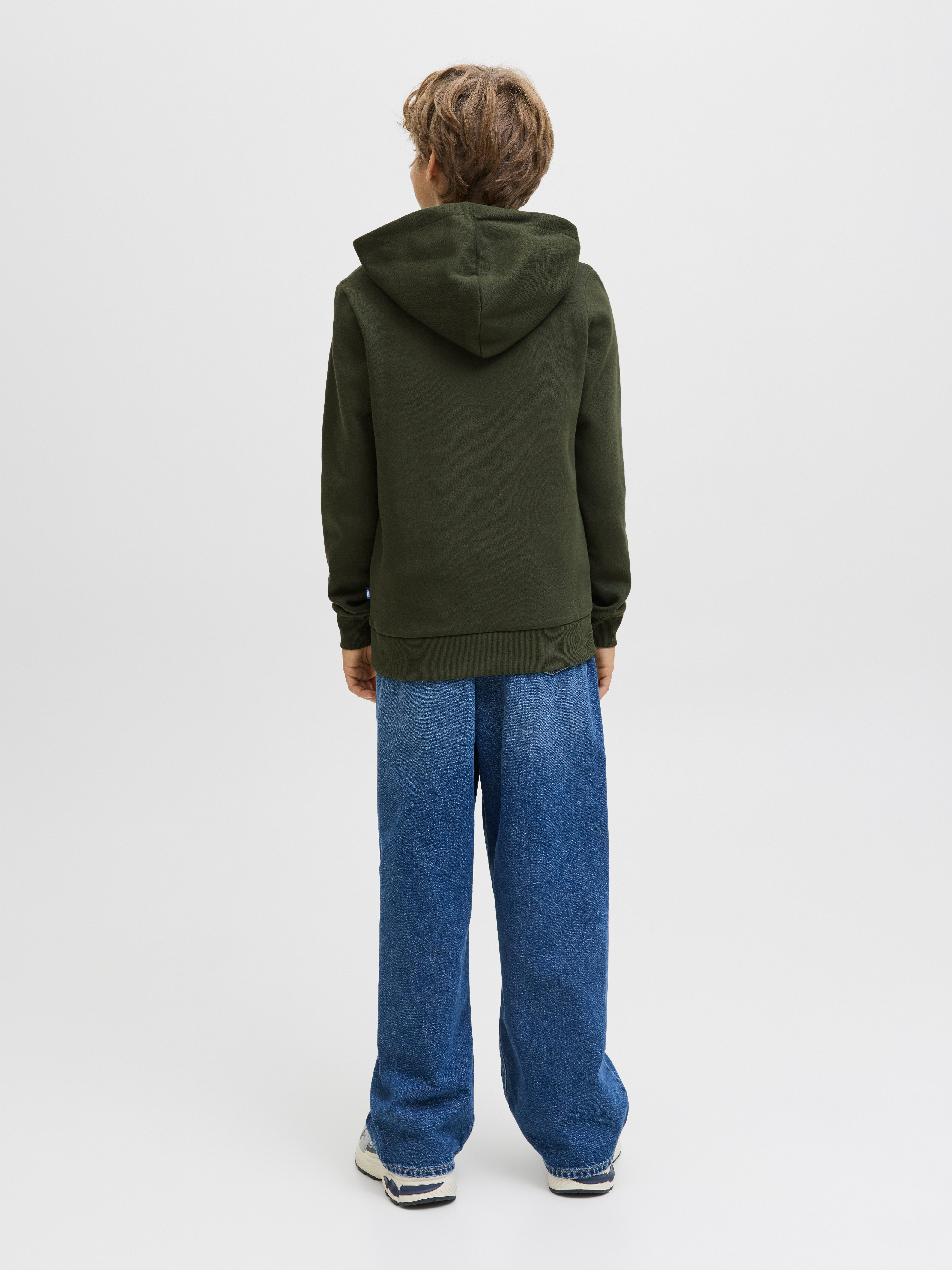 Jack & Jones Junior Hoodie JJELOGO SWEAT HOOD 2 COL AW25 NOOS JNR